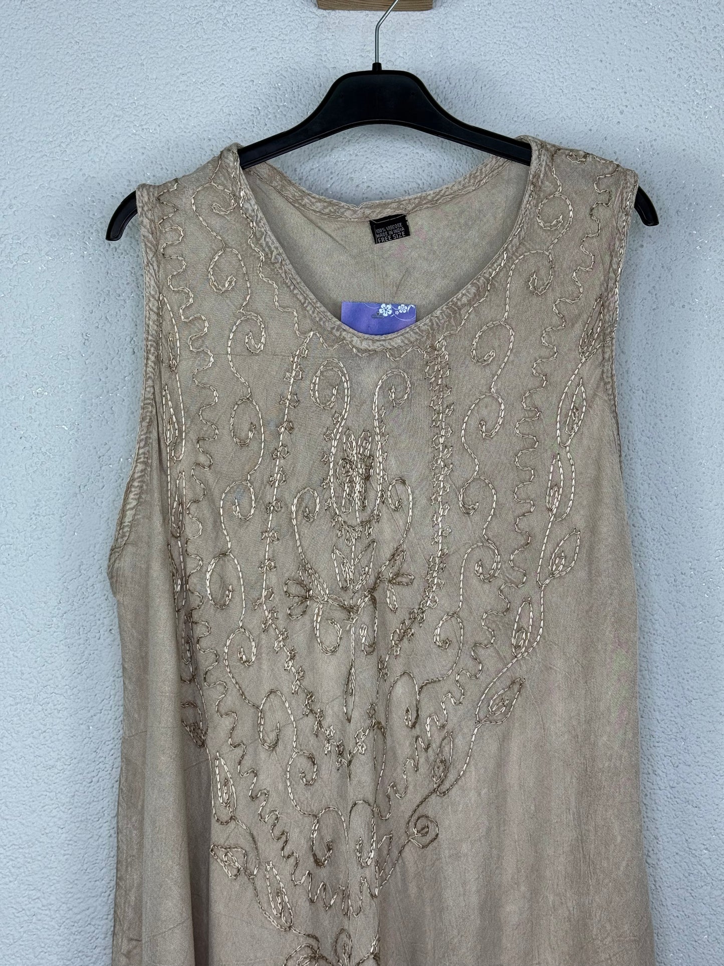 Vestido Creta Beige