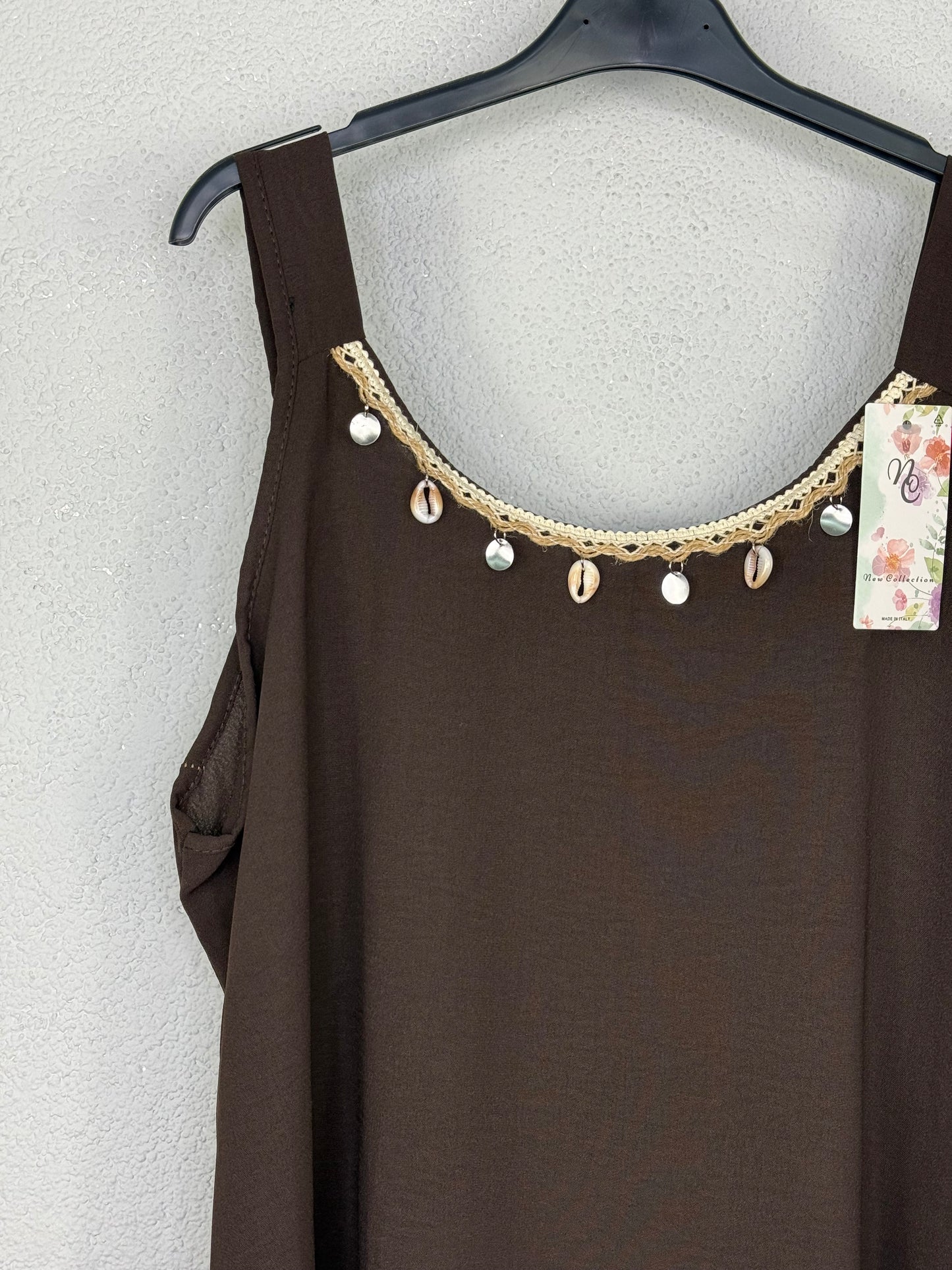 Blusa Formentera Marrón chocolate