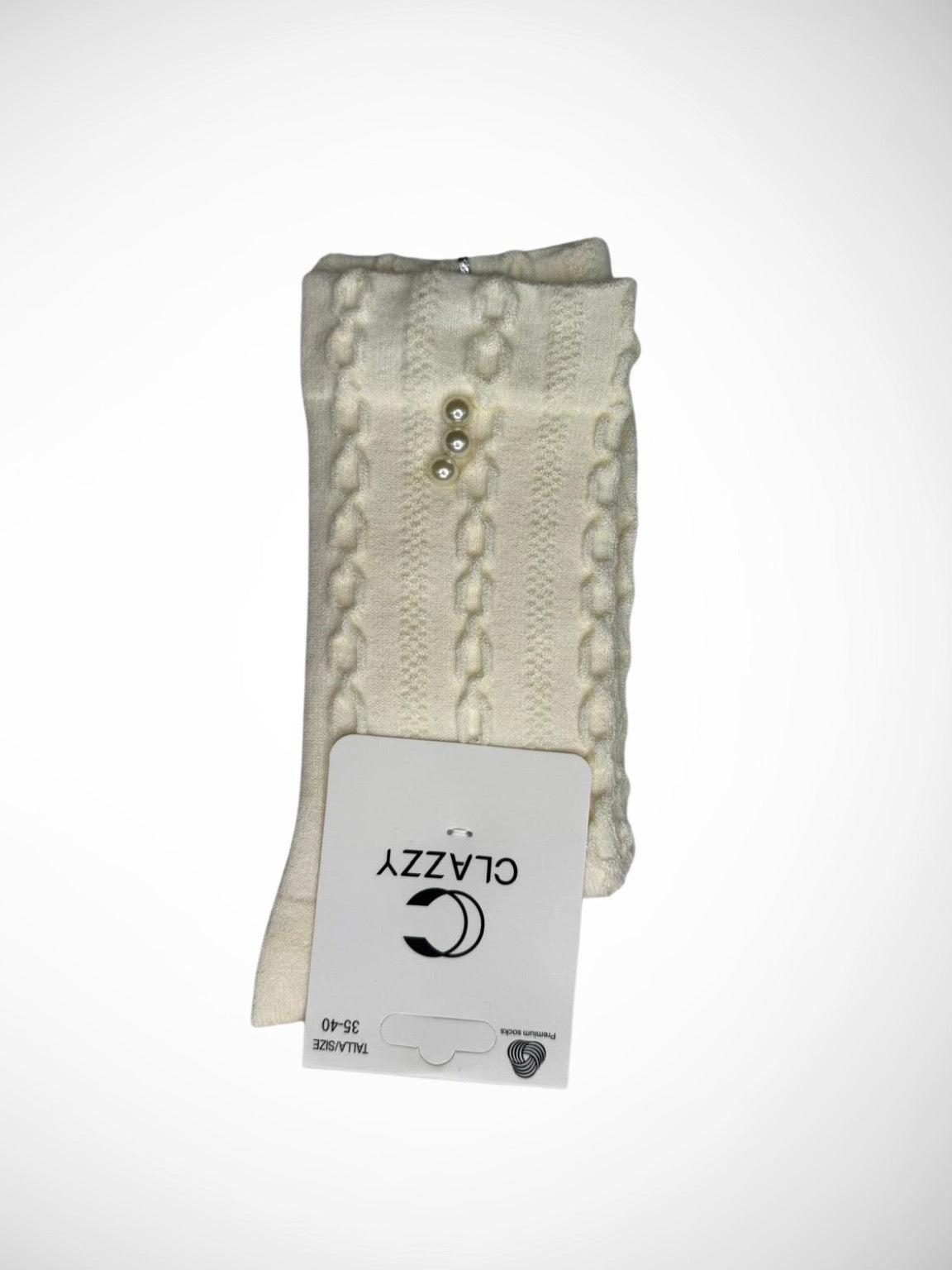 Calcetines Perlas Blanco 35-40
