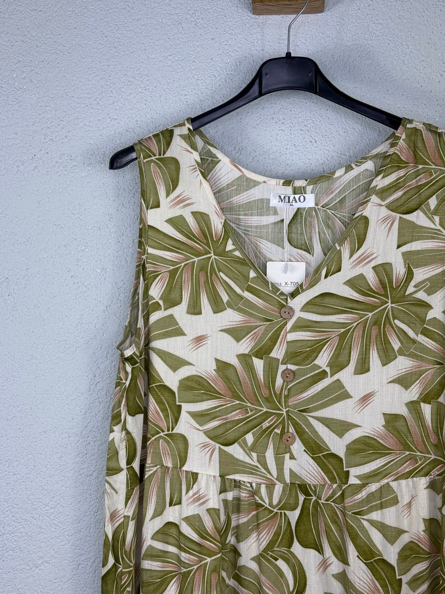 Vestido Palma Verde