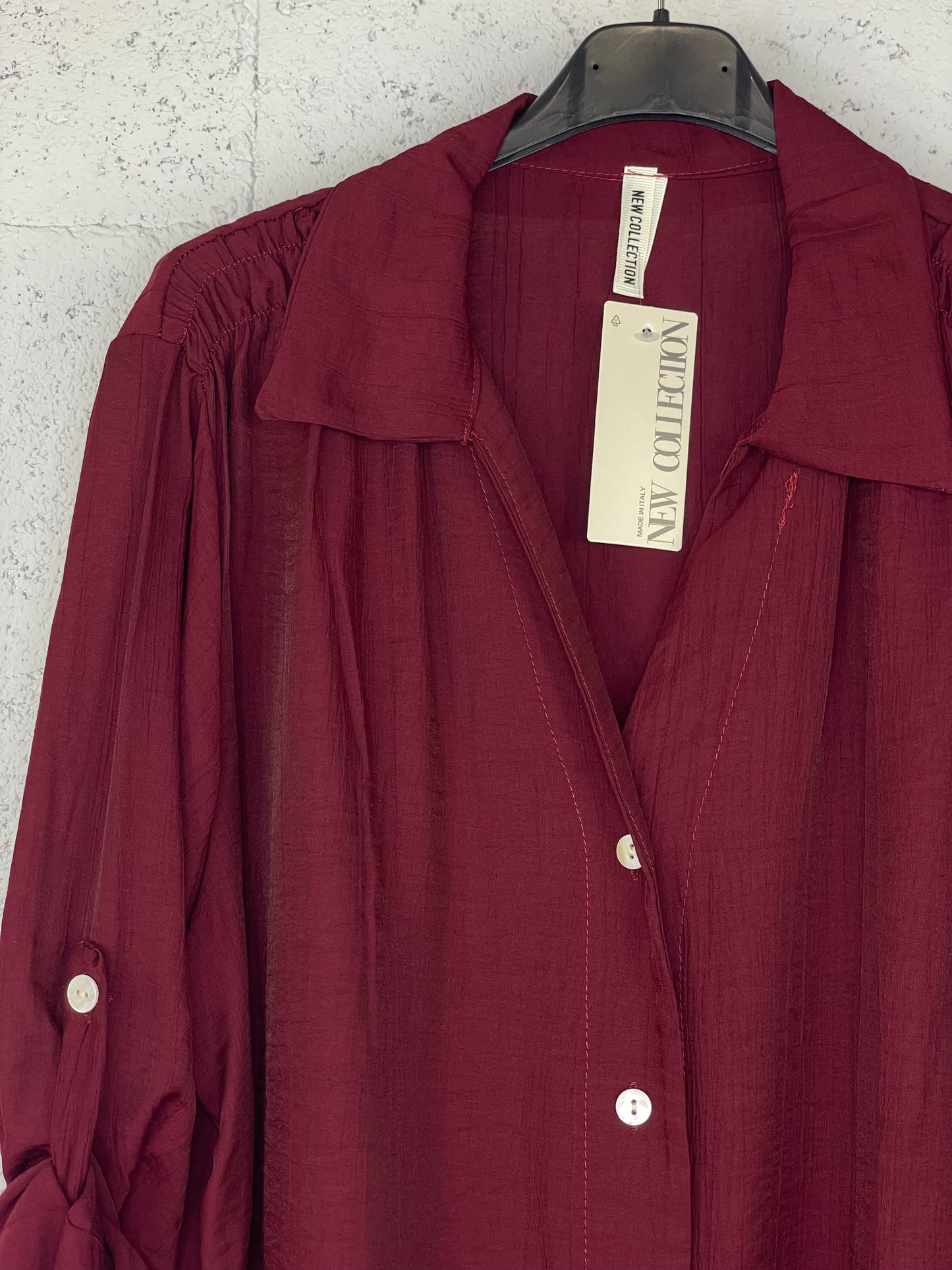 Camisa Vera Burdeos