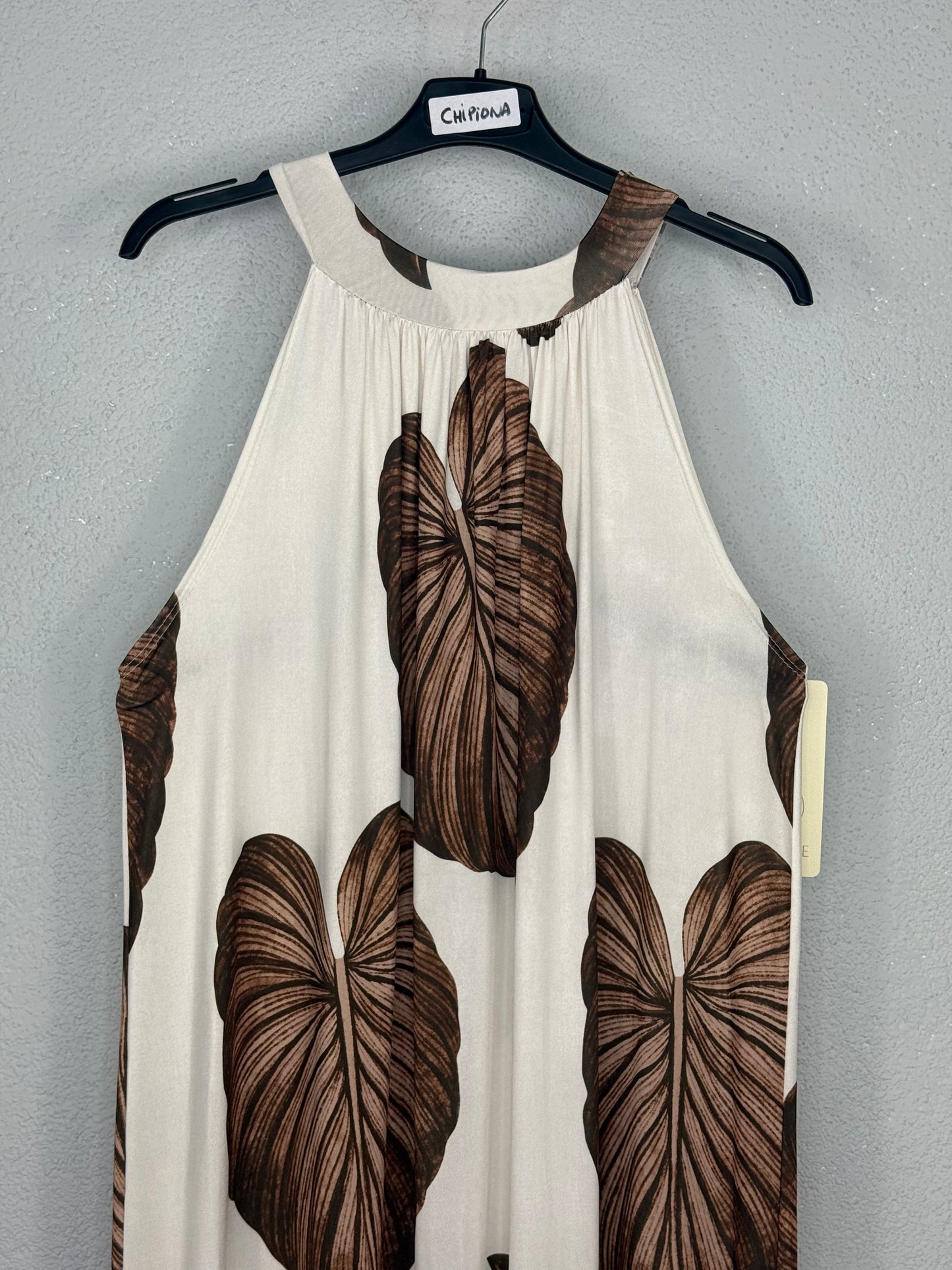 Vestido Chipiona Hojas marrones