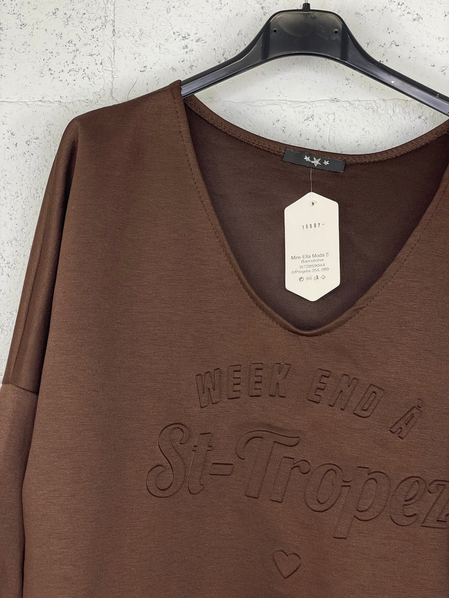 Sudadera Weekend Marrón chocolate