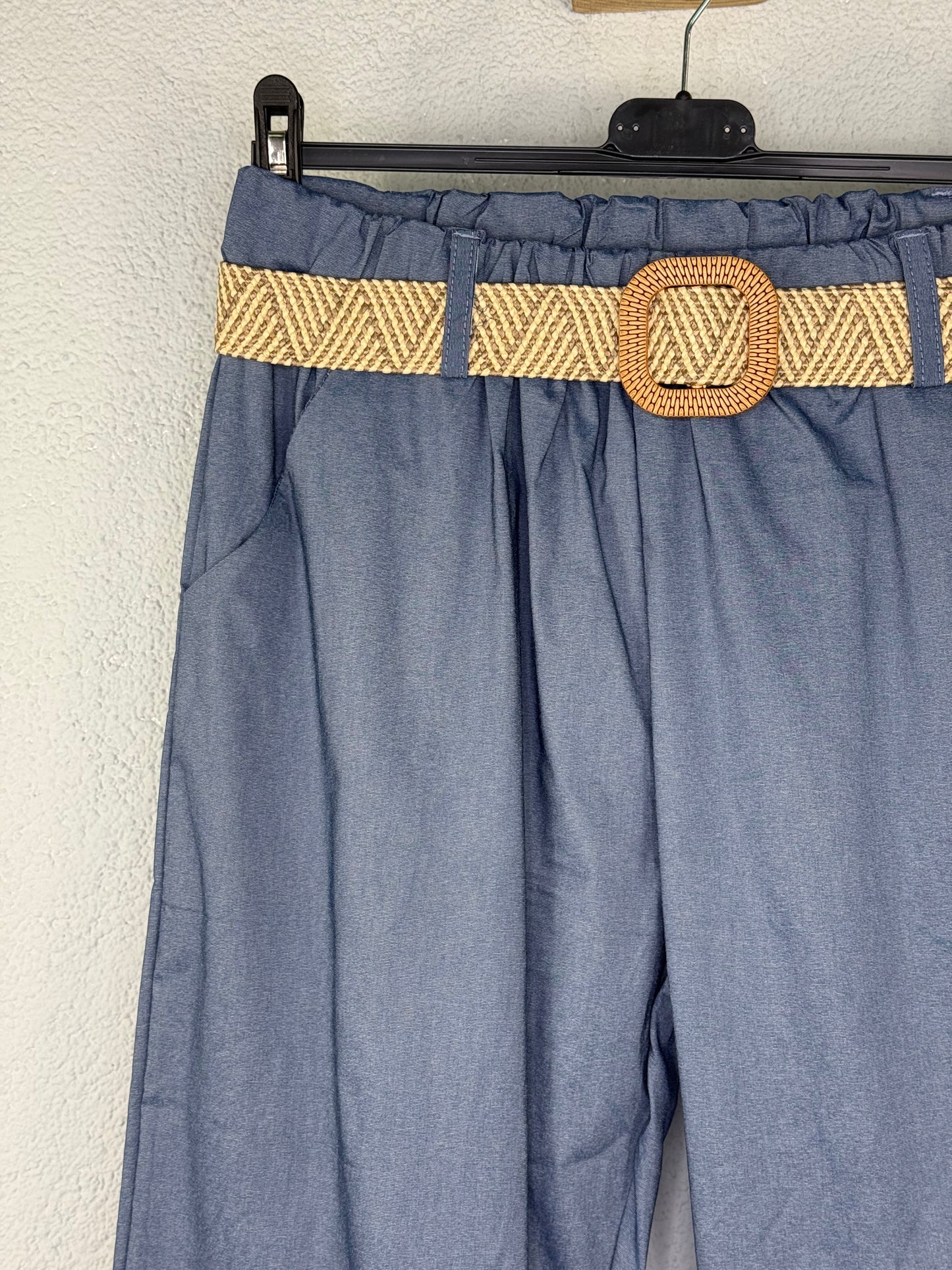 Pantalón Pirata Lorenzo Azul tejano