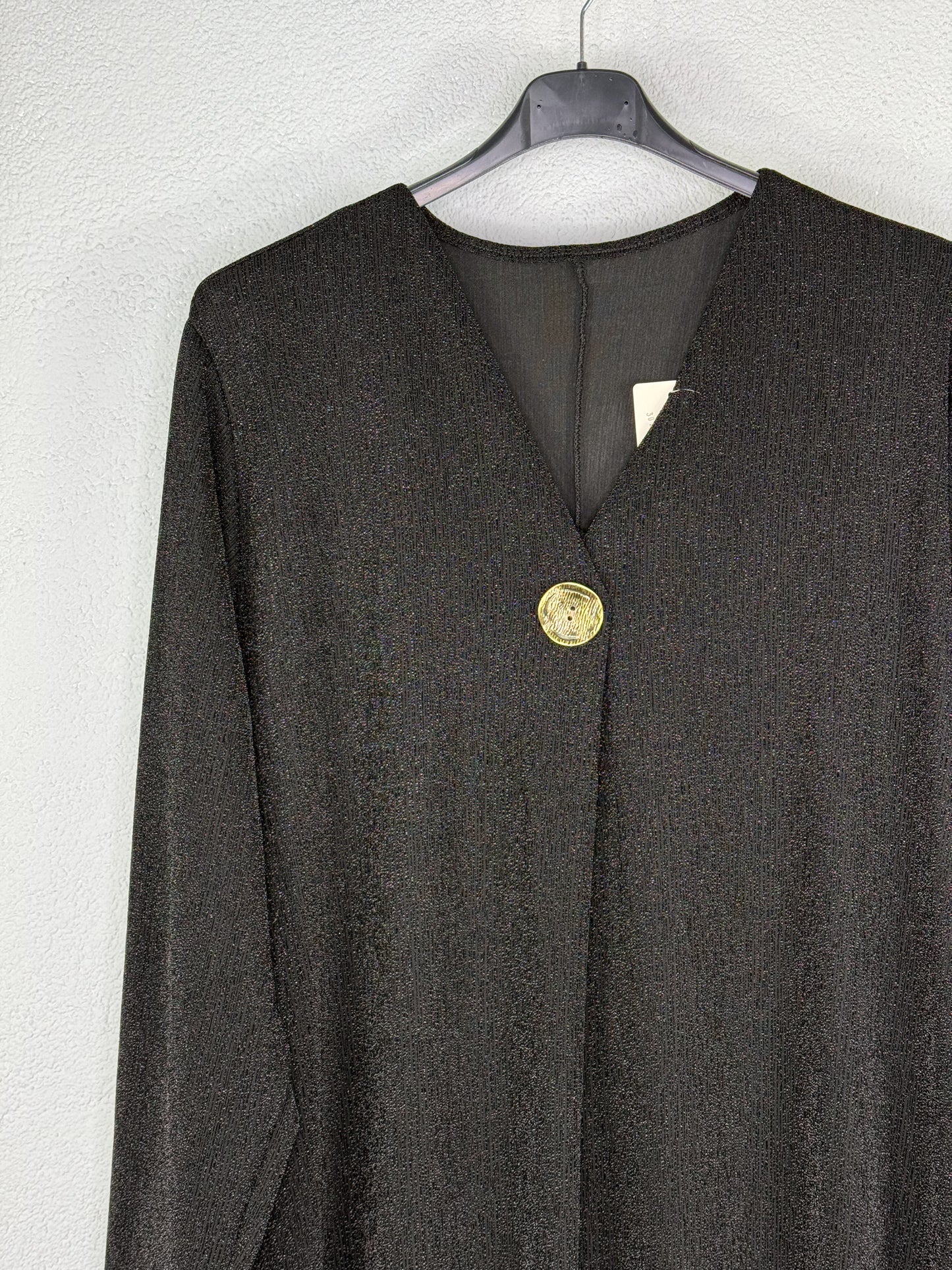 Vestido Mery Brilli Negro PLUS