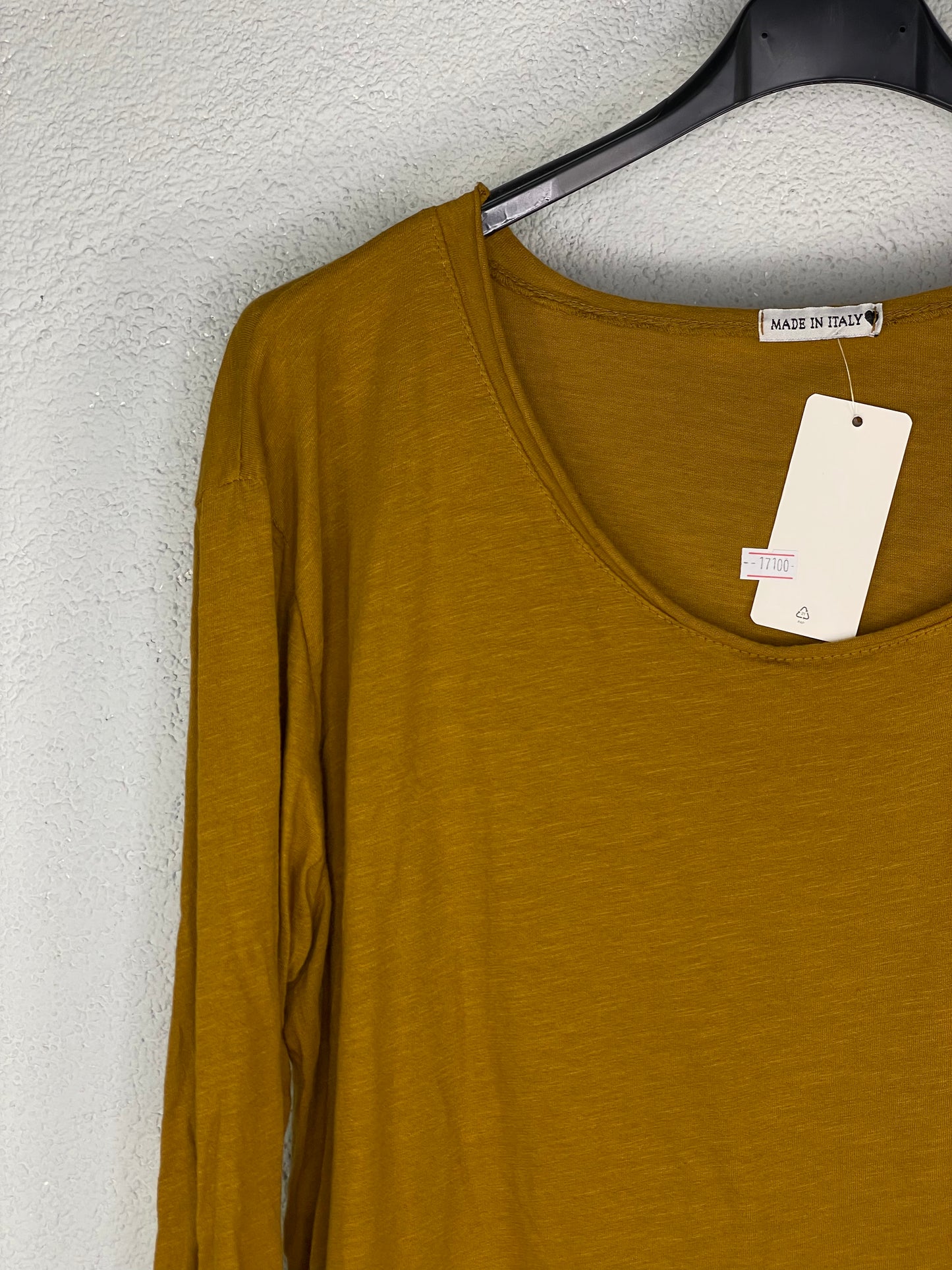 Camiseta algodón XL Mostaza