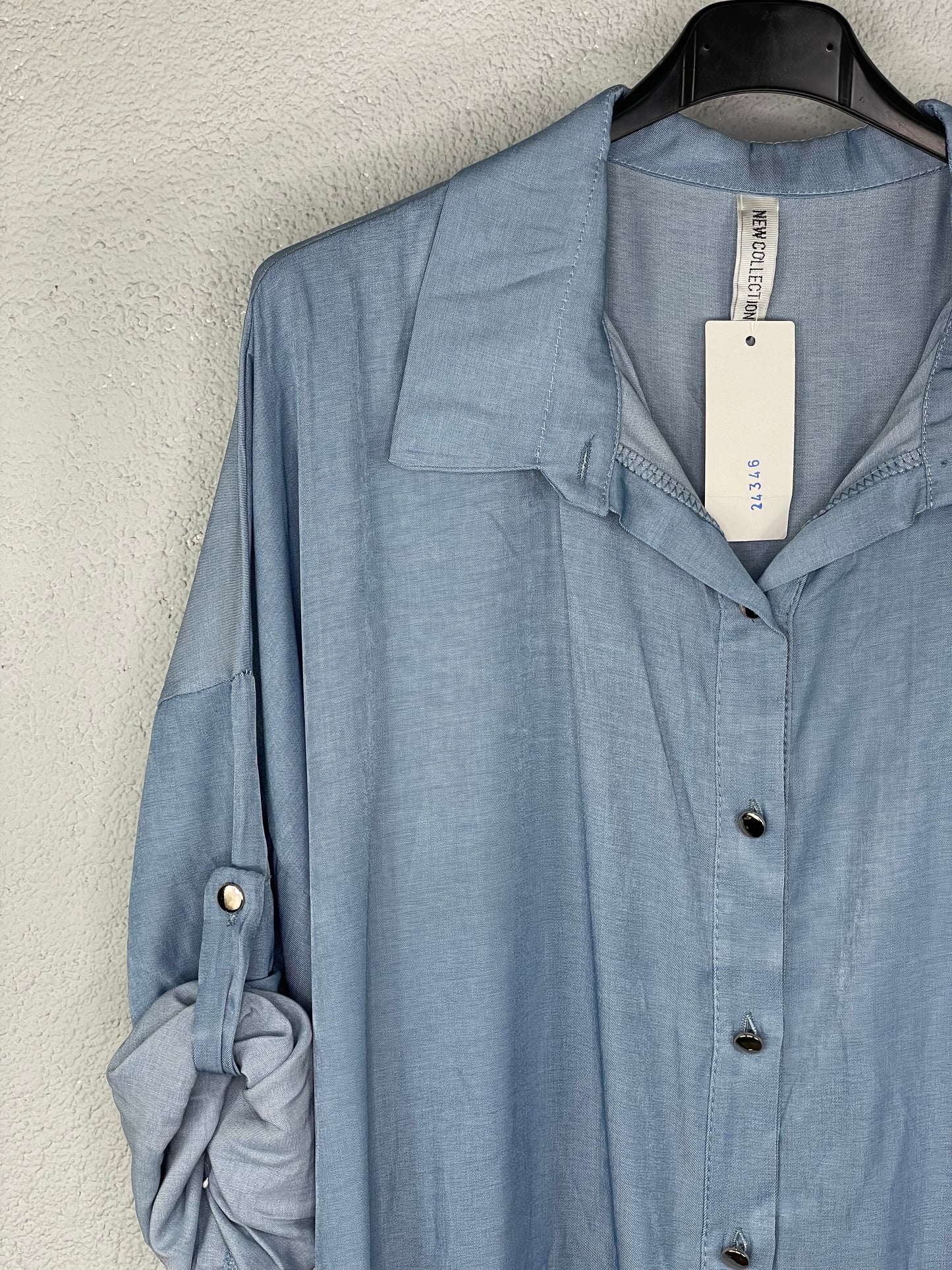 Camisa Loreto Azul Tejano Claro