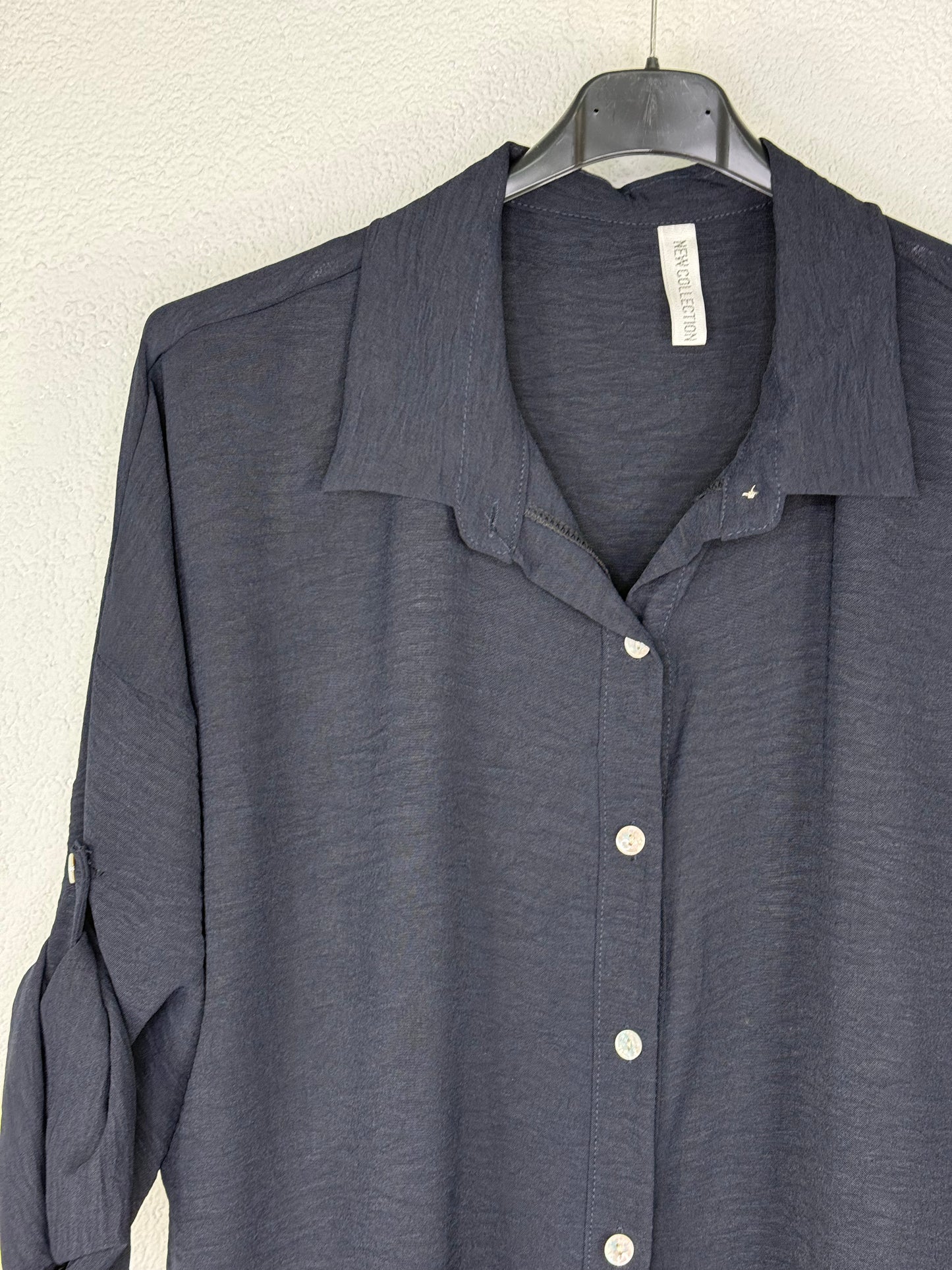 Camisa Napoles Azul marino