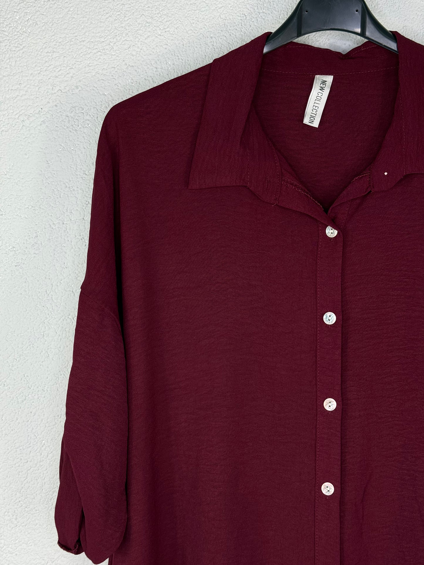 Camisa Napoles Burdeos