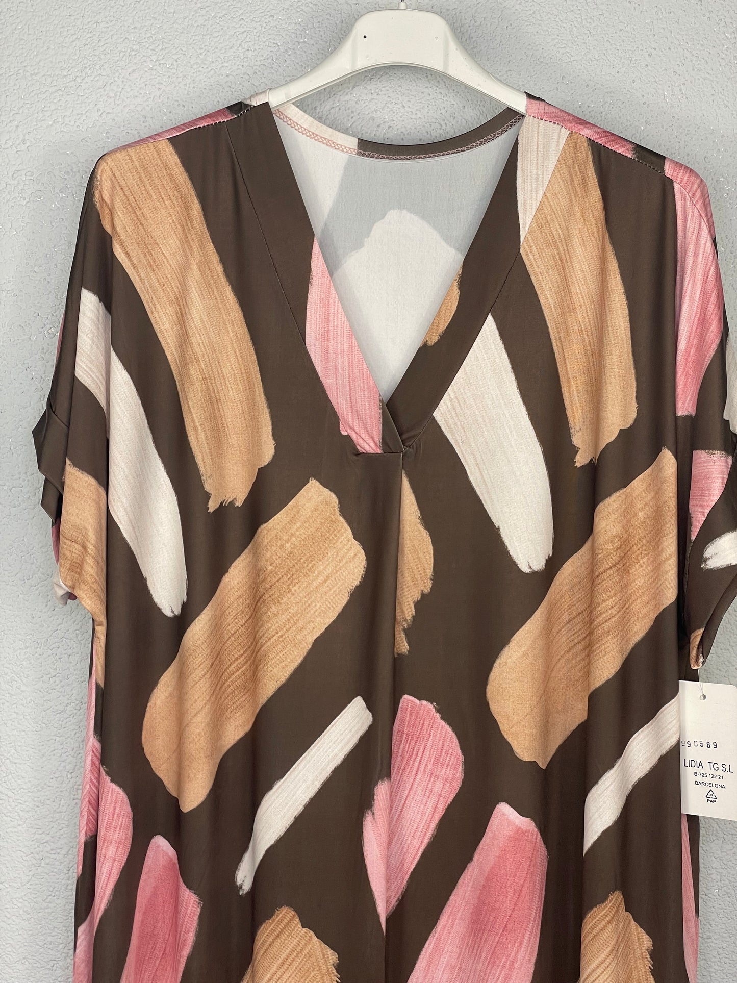 Vestido Castellón Marrón Chocolate