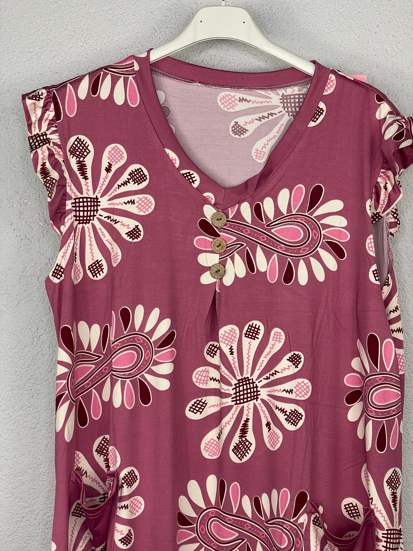 Vestido Paulina Magenta