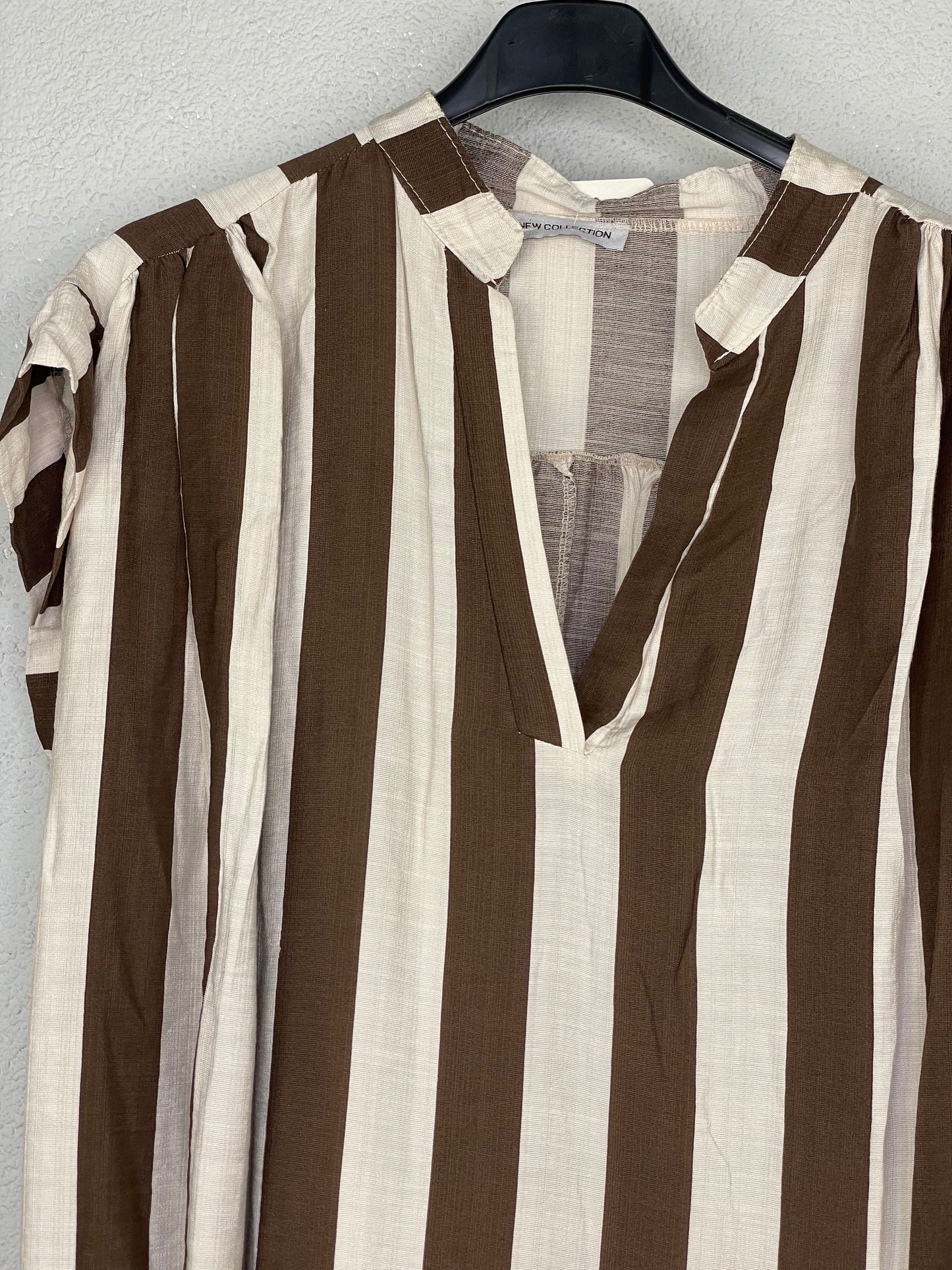 Blusa Filipinas Marrón chocolate PLUS