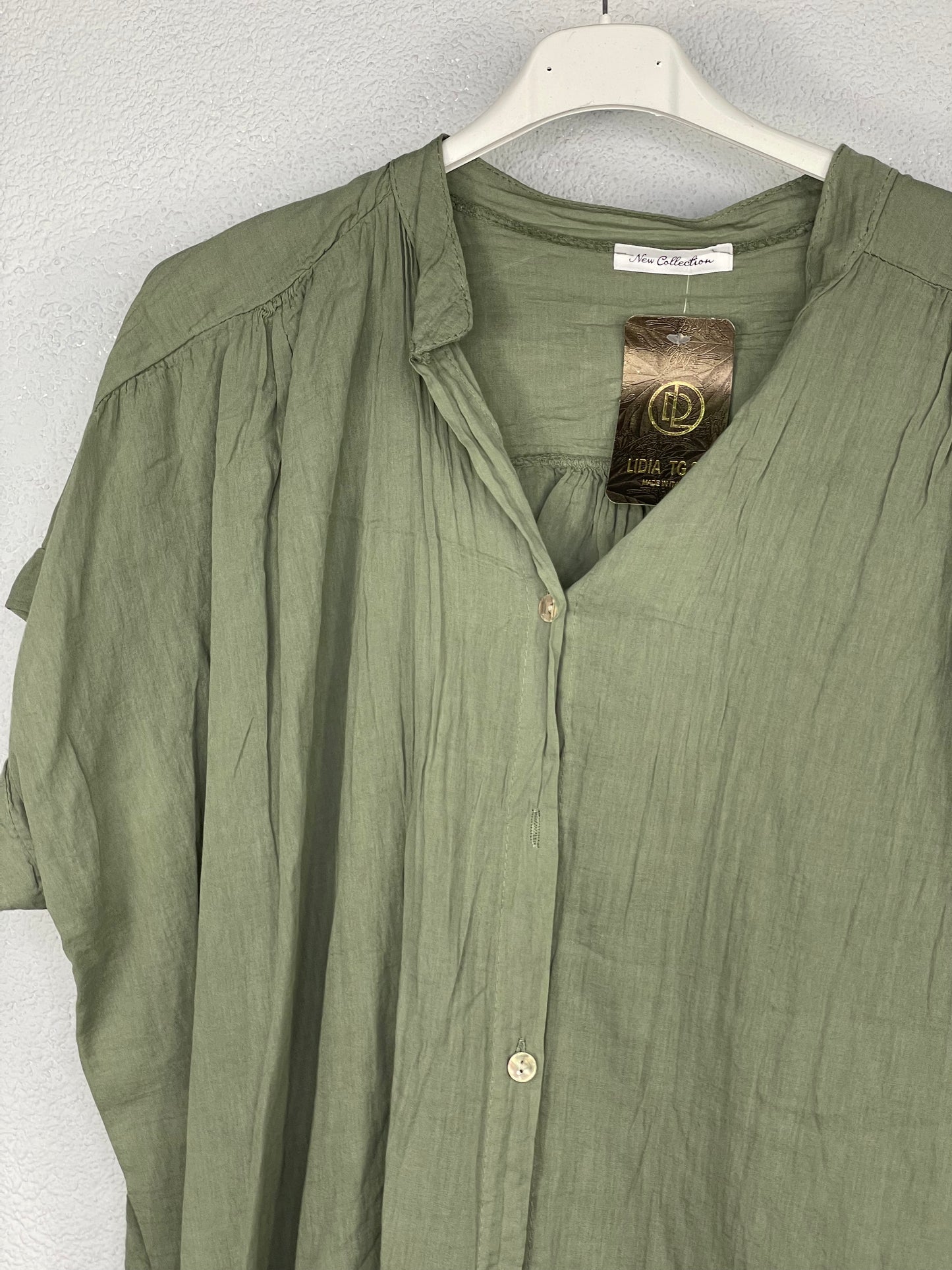 Camisa Tossa Caqui PLUS