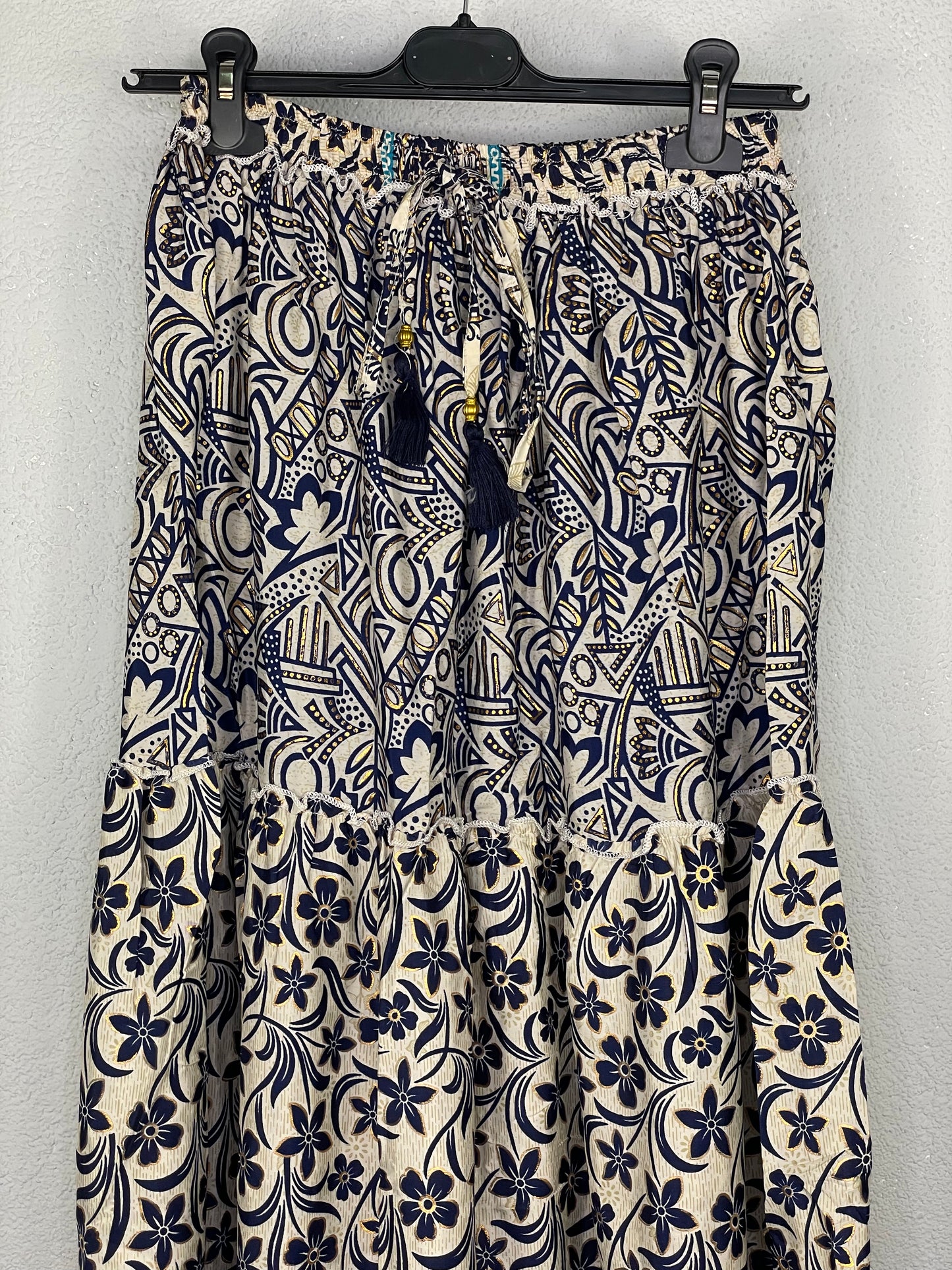 Falda Malvarrosa Azul marino