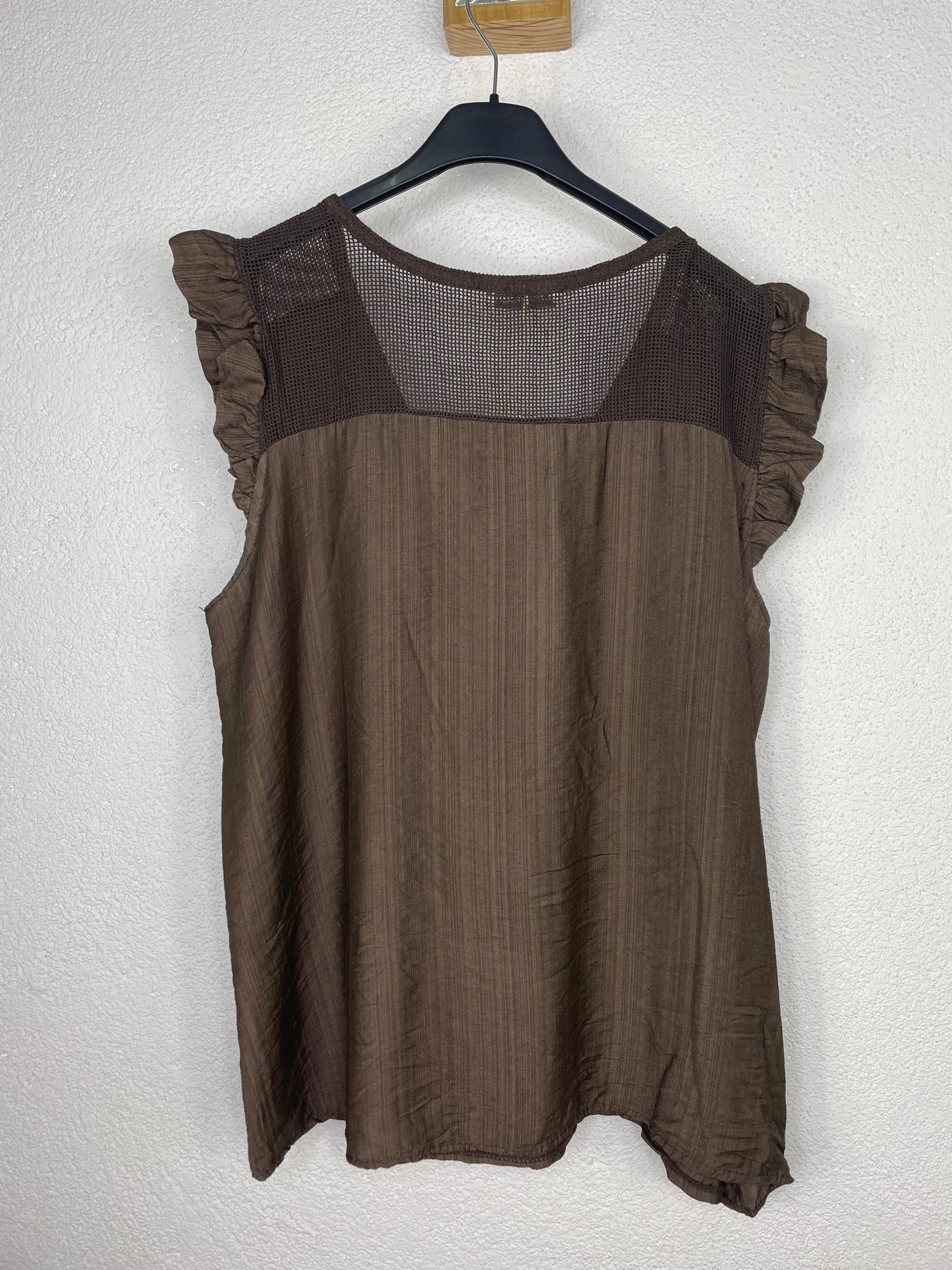 Blusa Paloma Marrón Chocolate