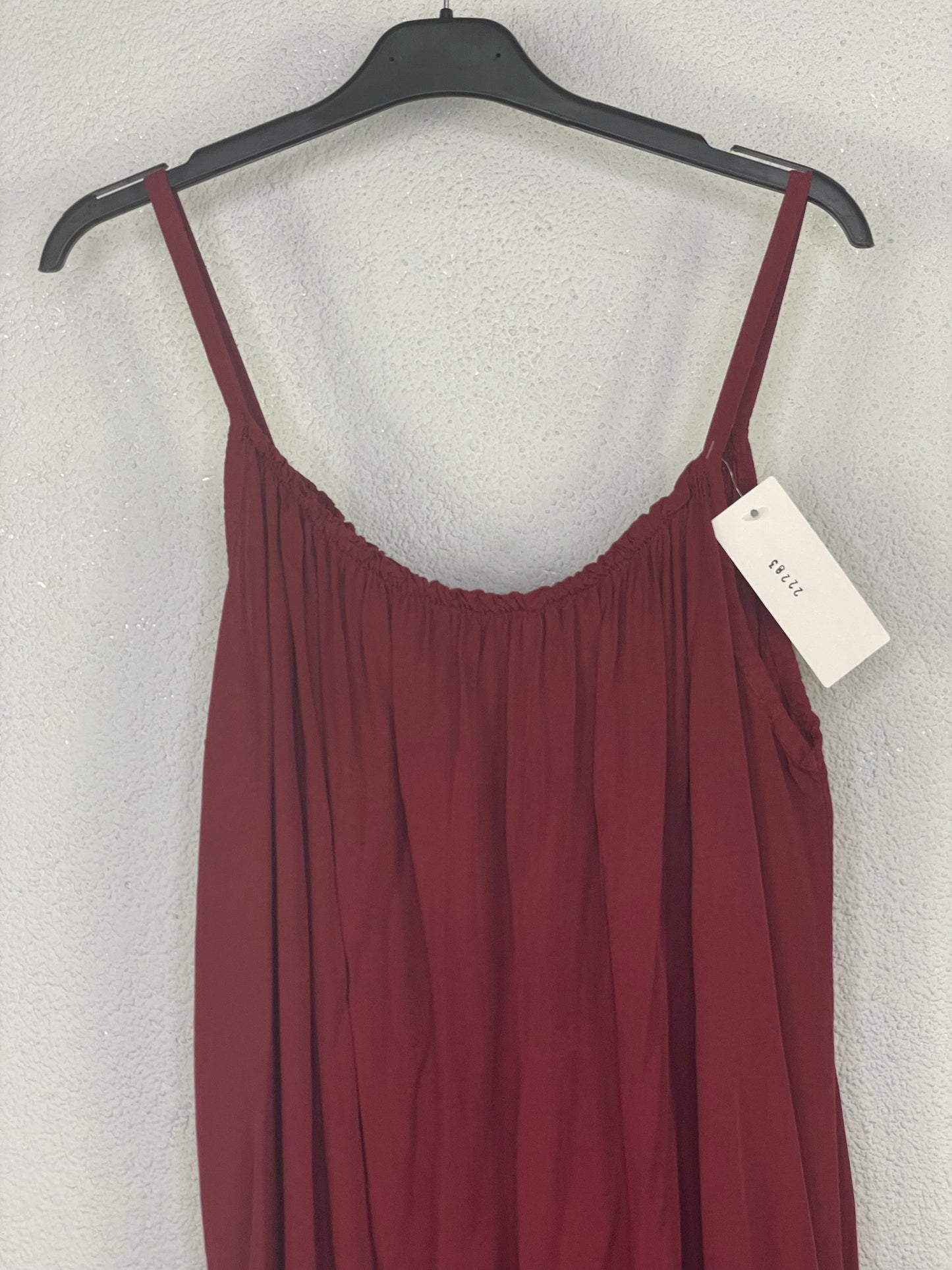 Vestido María Burdeos