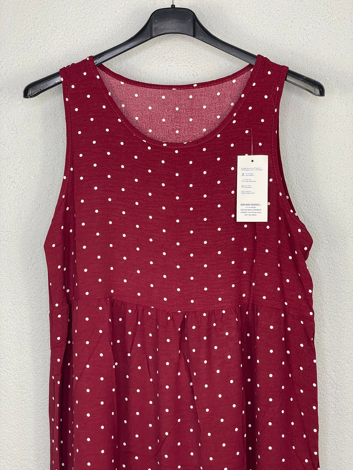 Vestido Andalucía Burdeos