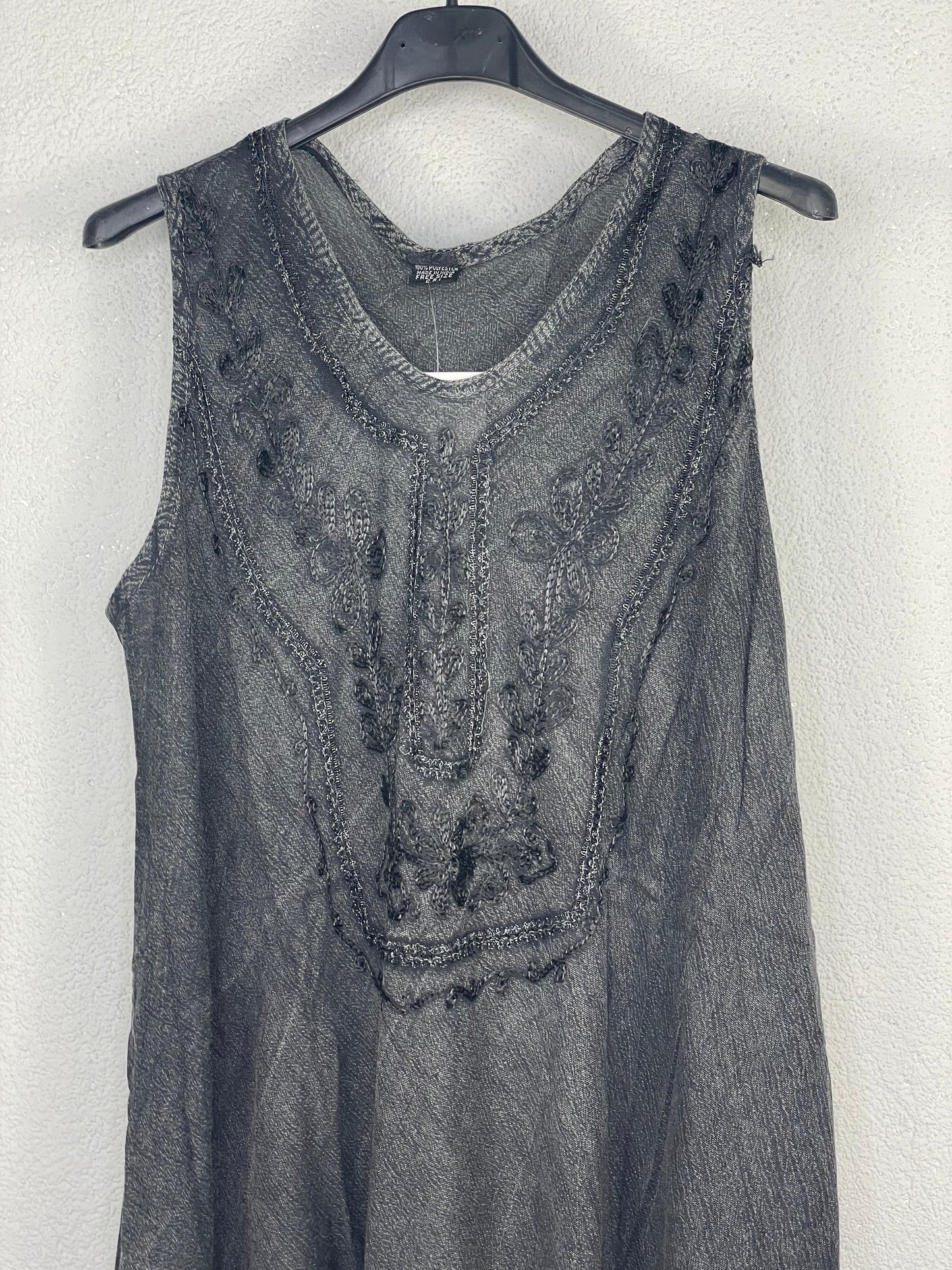 Vestido Sáhara Negro gastado