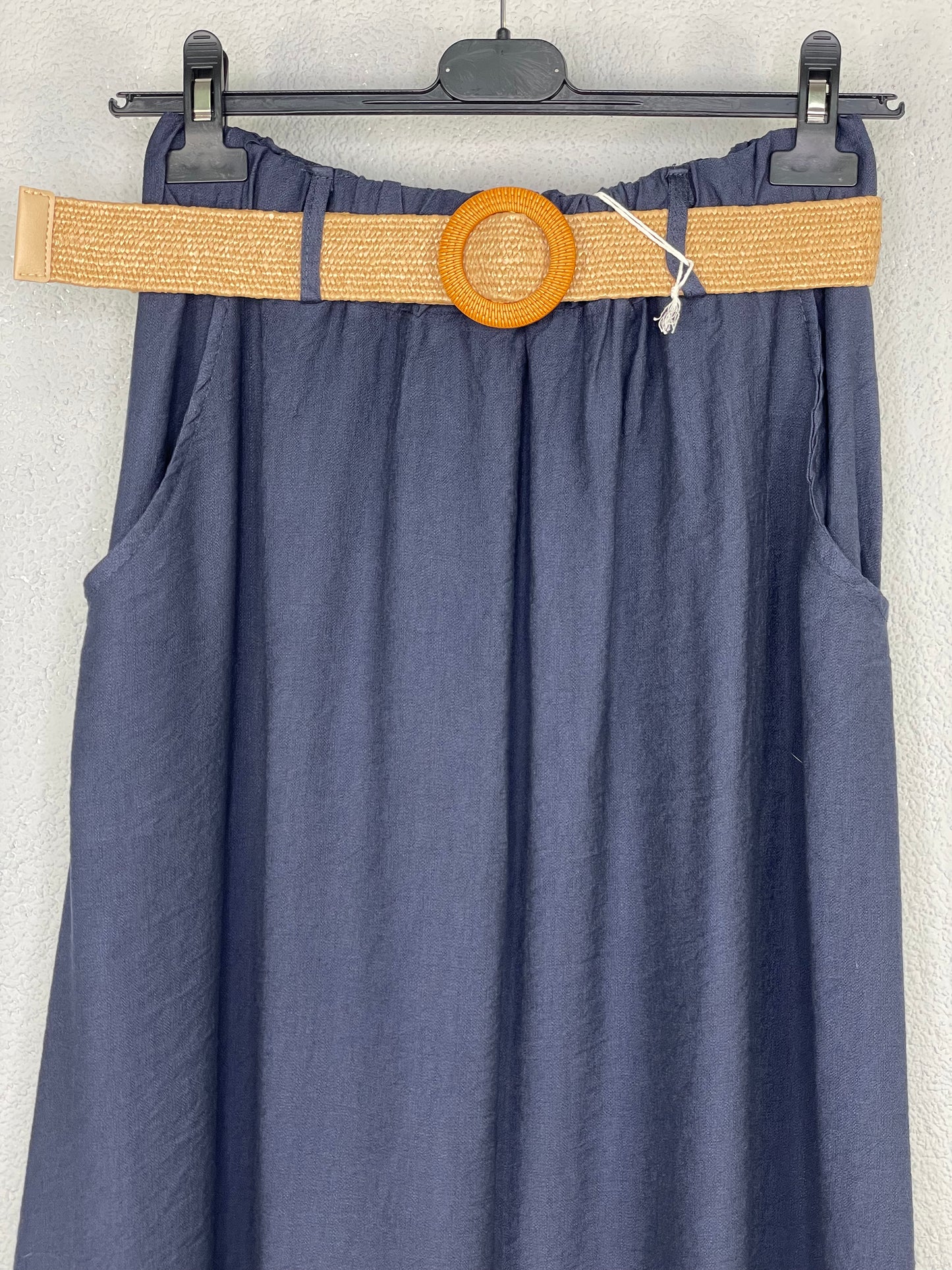 Falda Arena Azul Marino