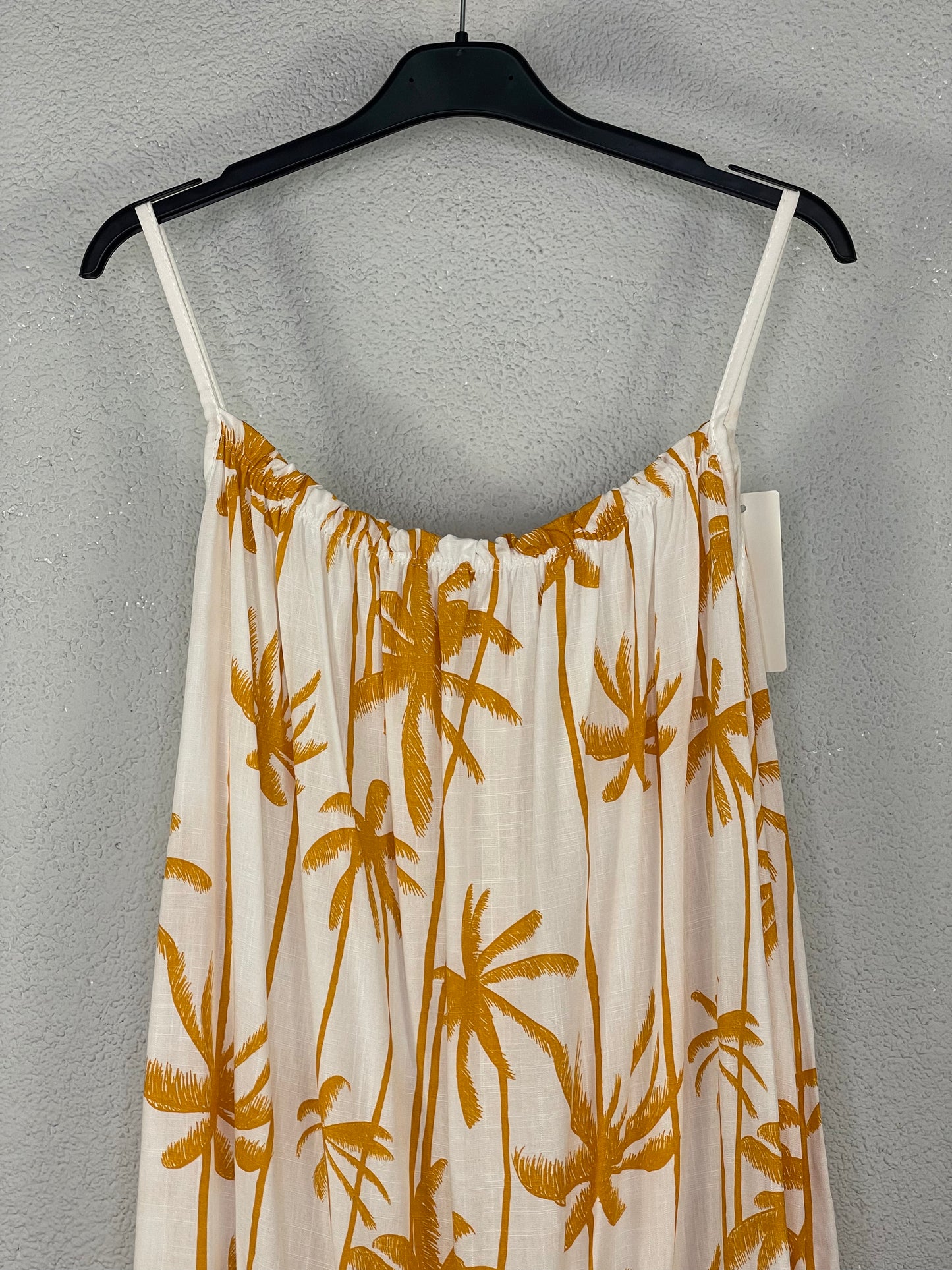 Vestido Segovia Palmeras Amarillo