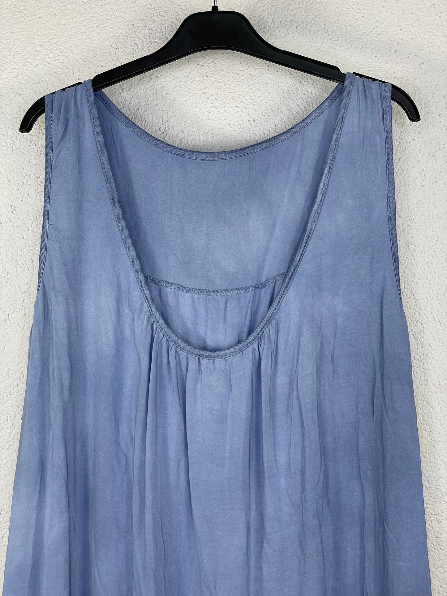 Blusa Mallorca Azul Tejano