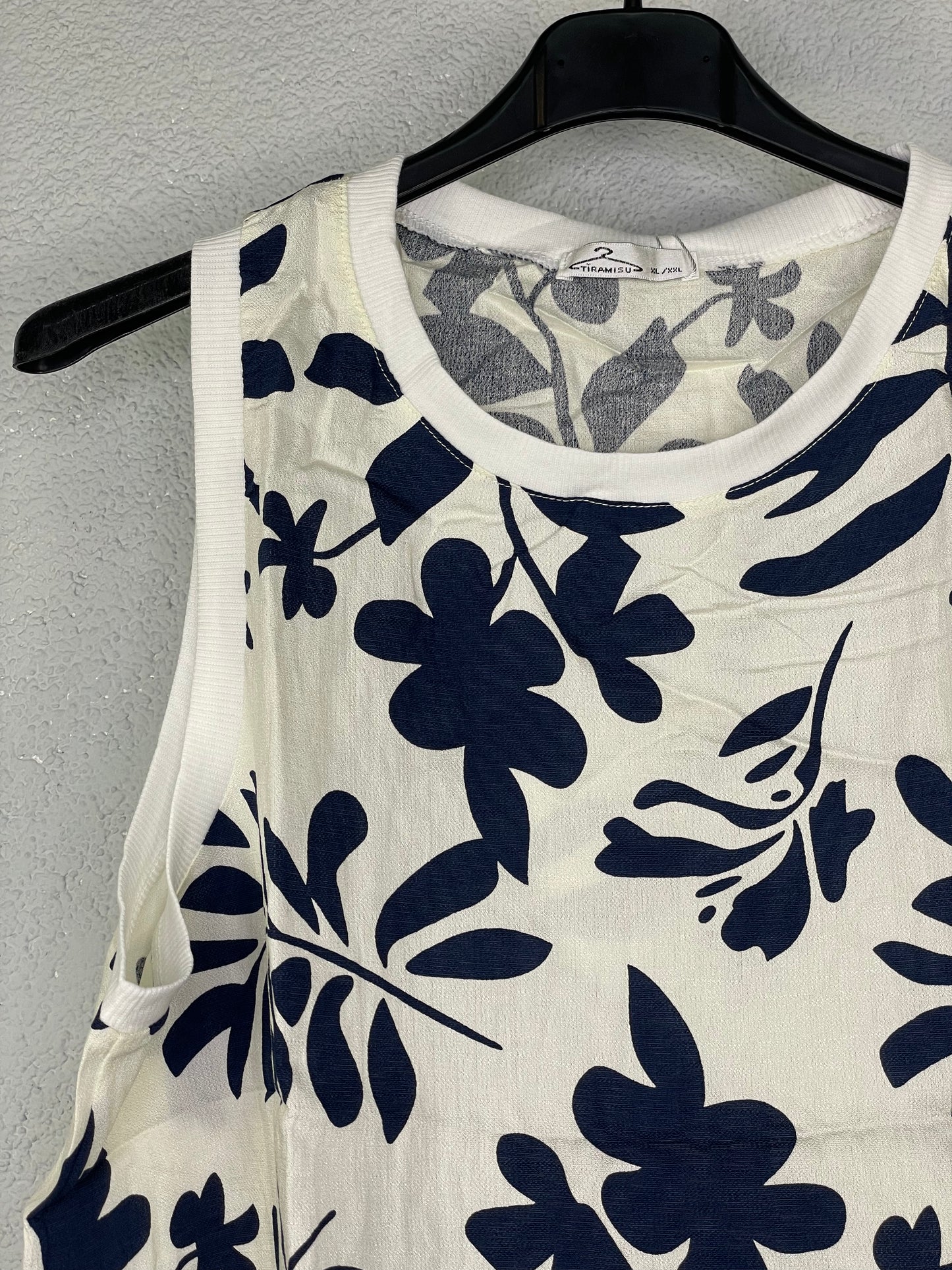 Blusa Palma Azul marino