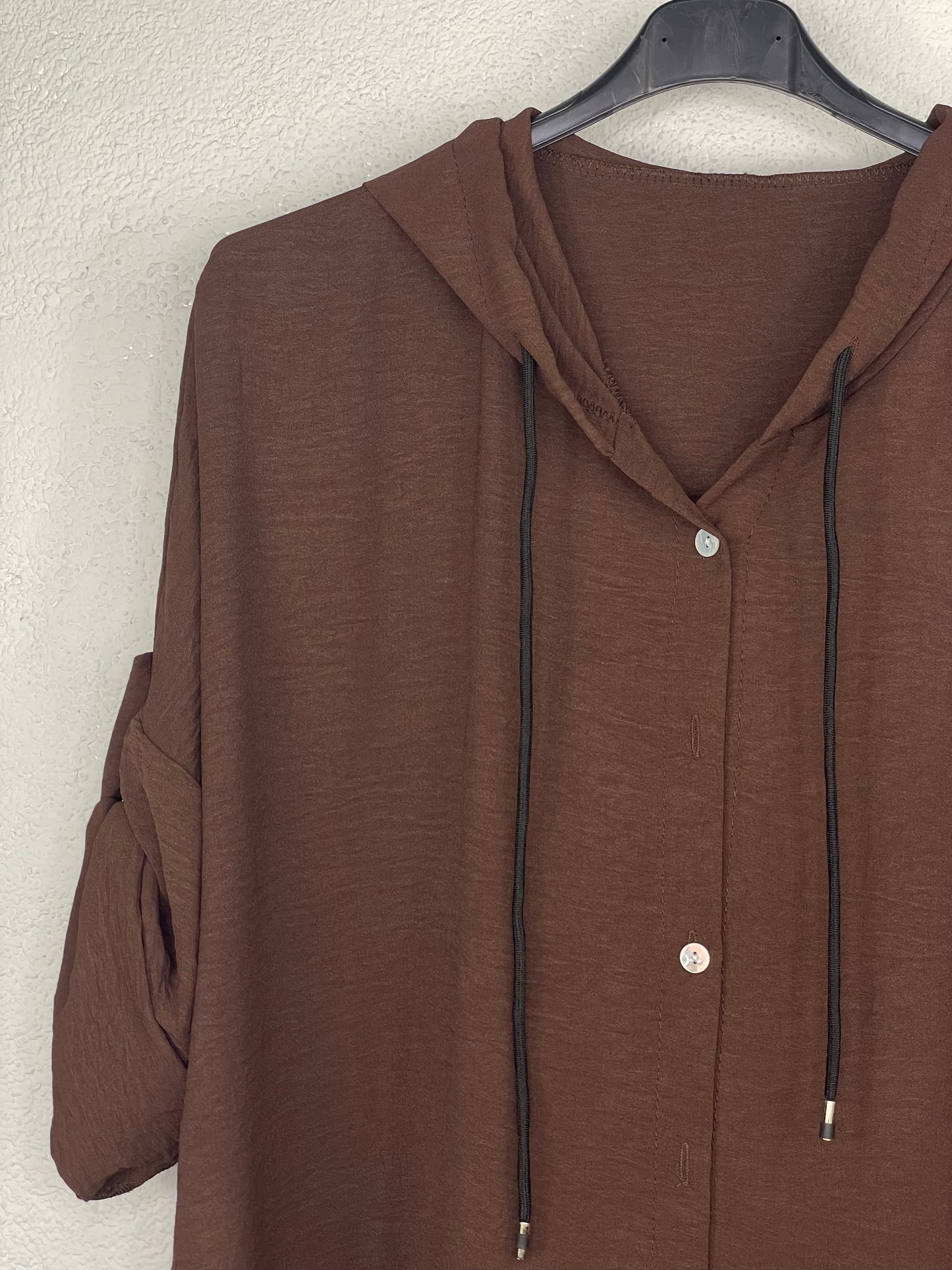 Camisa Murcia Marron Chocolate
