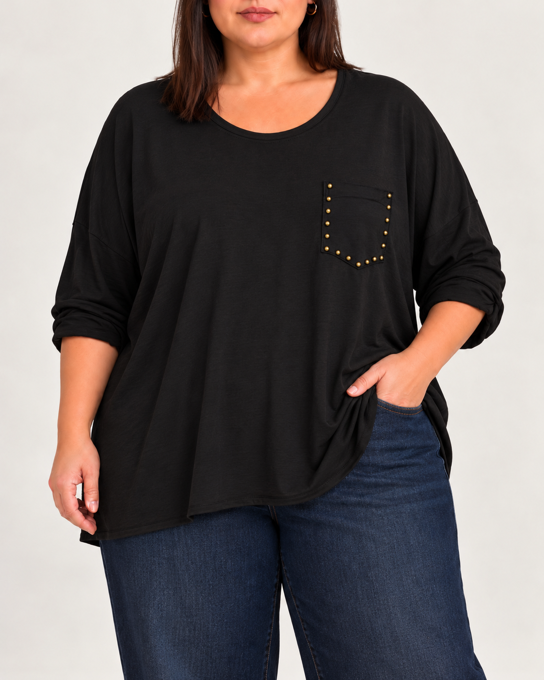 Camiseta Iría Negra PLUS