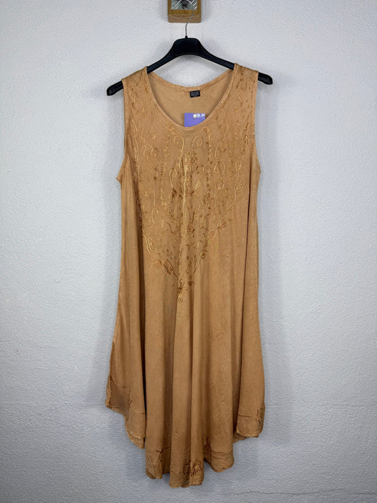 Vestido Creta Camel