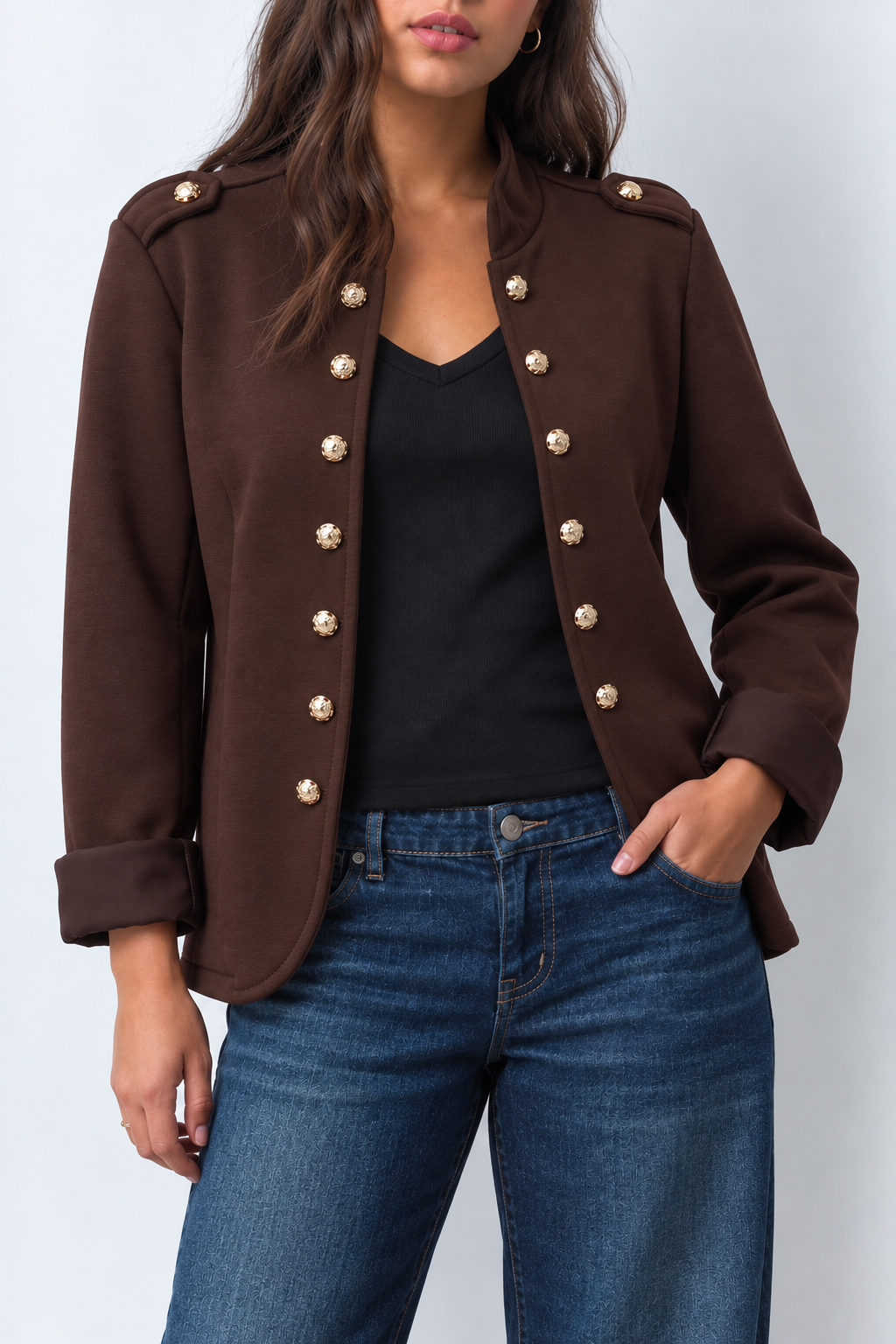 Chaqueta Rocio Marrón chocolate