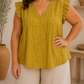 Blusa Palma Mostaza