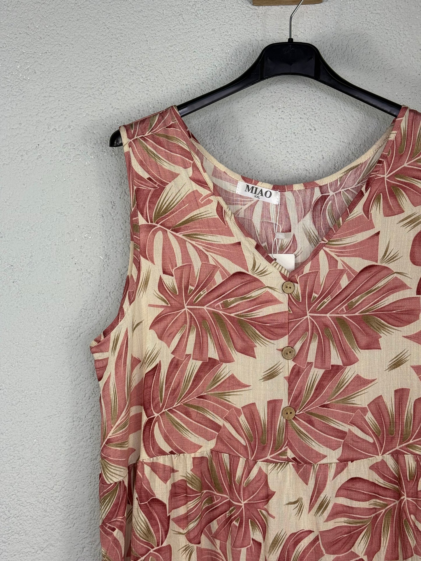 Vestido Palma Rosa