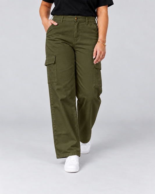 Pantalón cargo Caqui