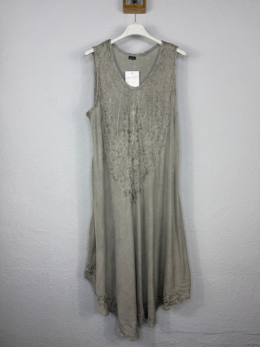 Vestido Creta Gris
