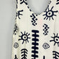 Vestido Andújar Blanco/Azul Marino
