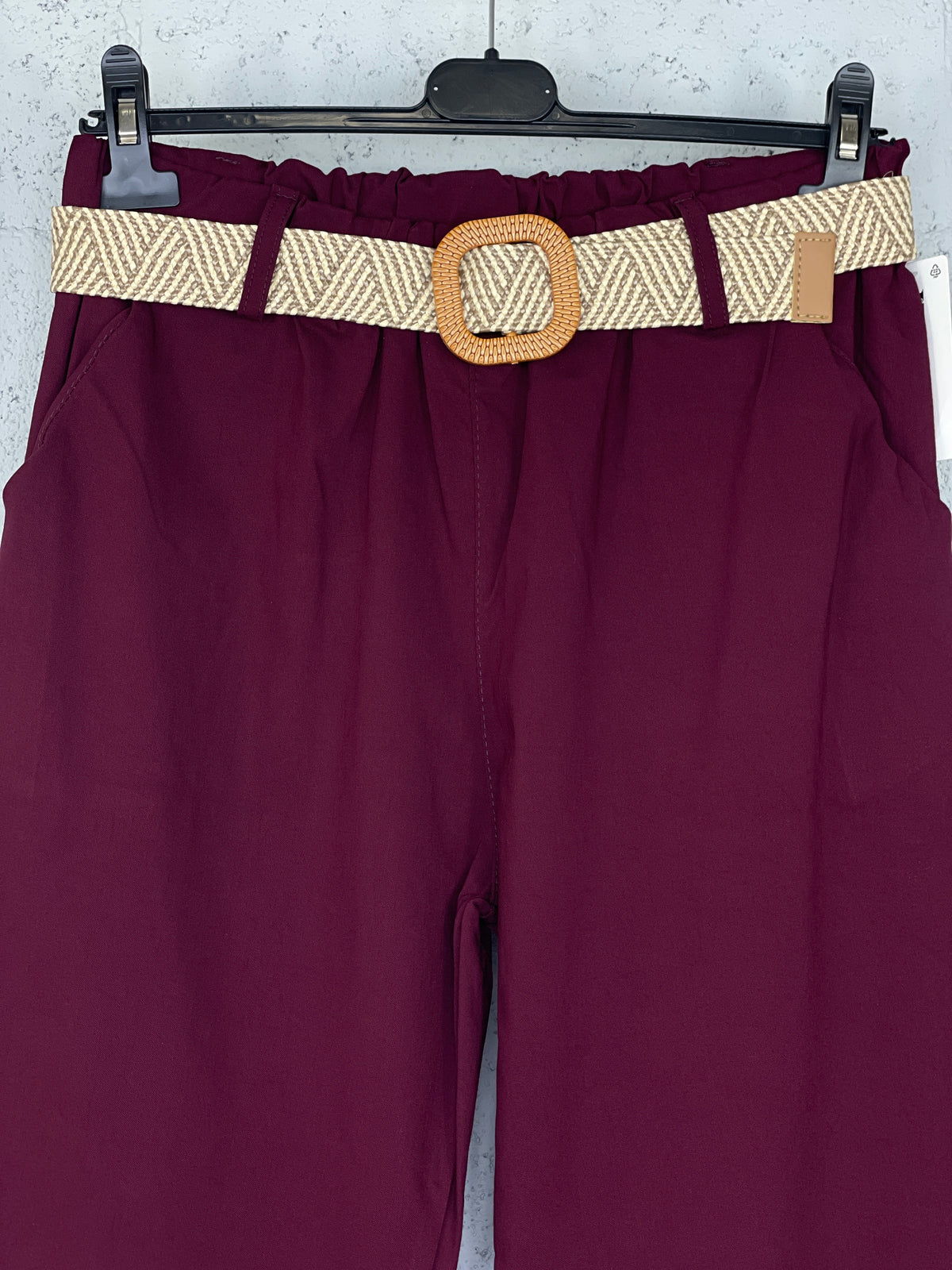 Pantalón Begur Burdeos