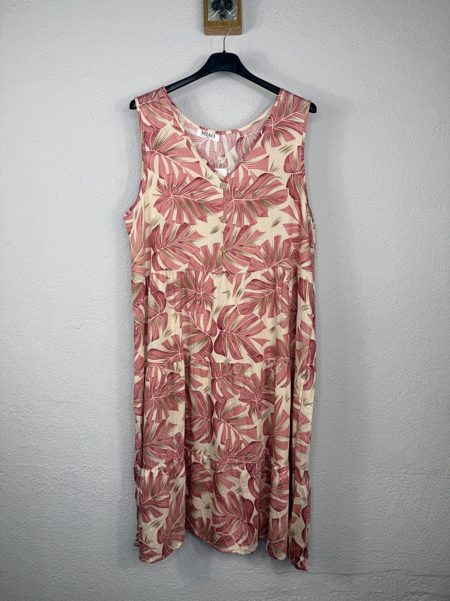 Vestido Palma Rosa