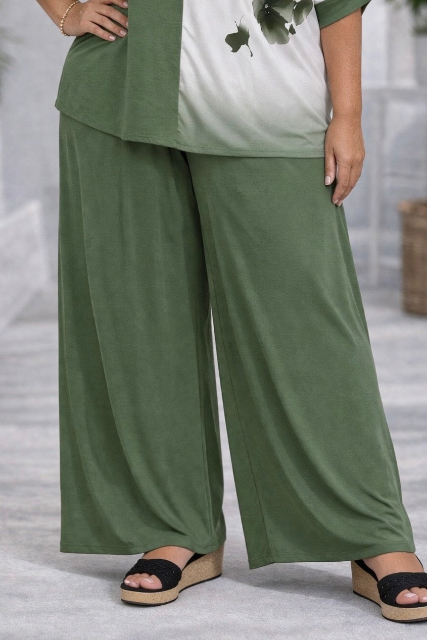 Pantalón Gladis Caqui PLUS