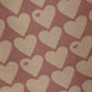 Bufanda Corazones Rosa