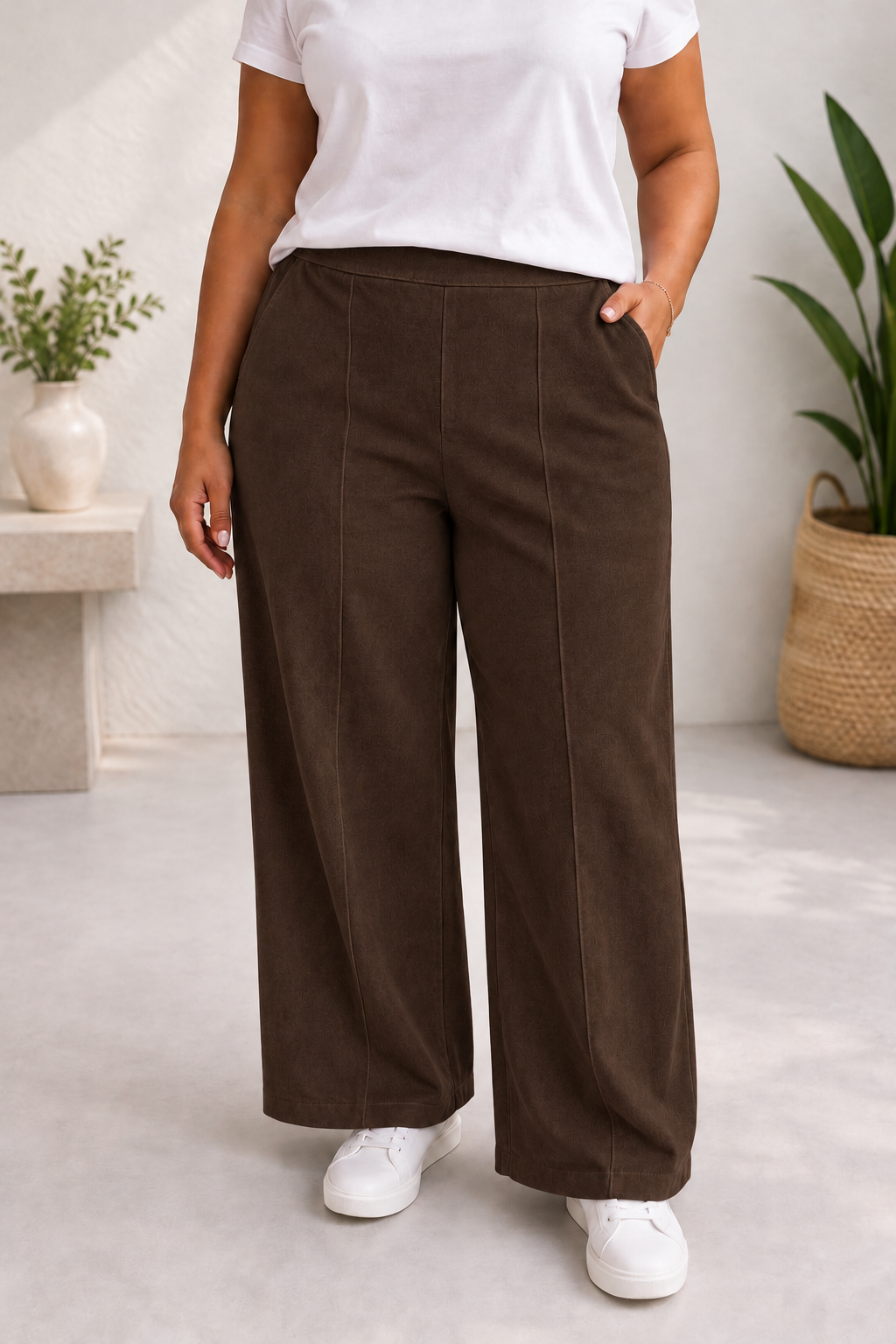 Pantalón Velvet Marrón chocolate