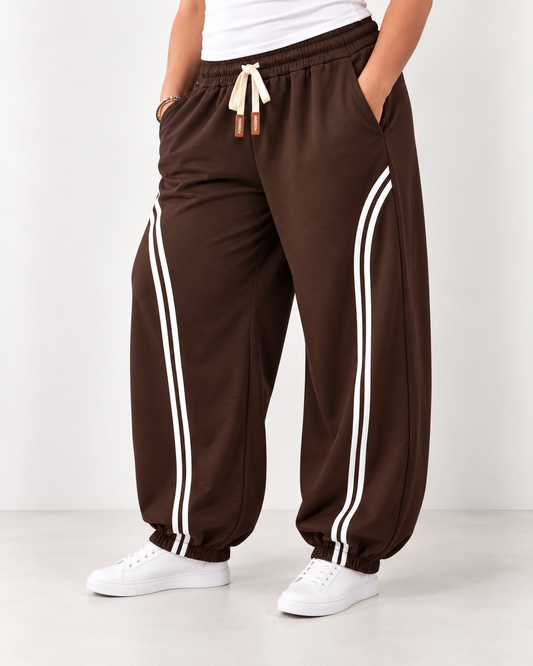 Pantalón Chándal Eric Marrón chocolate
