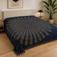 Pareo Mandala Azul marino/Doraro 240 x 210