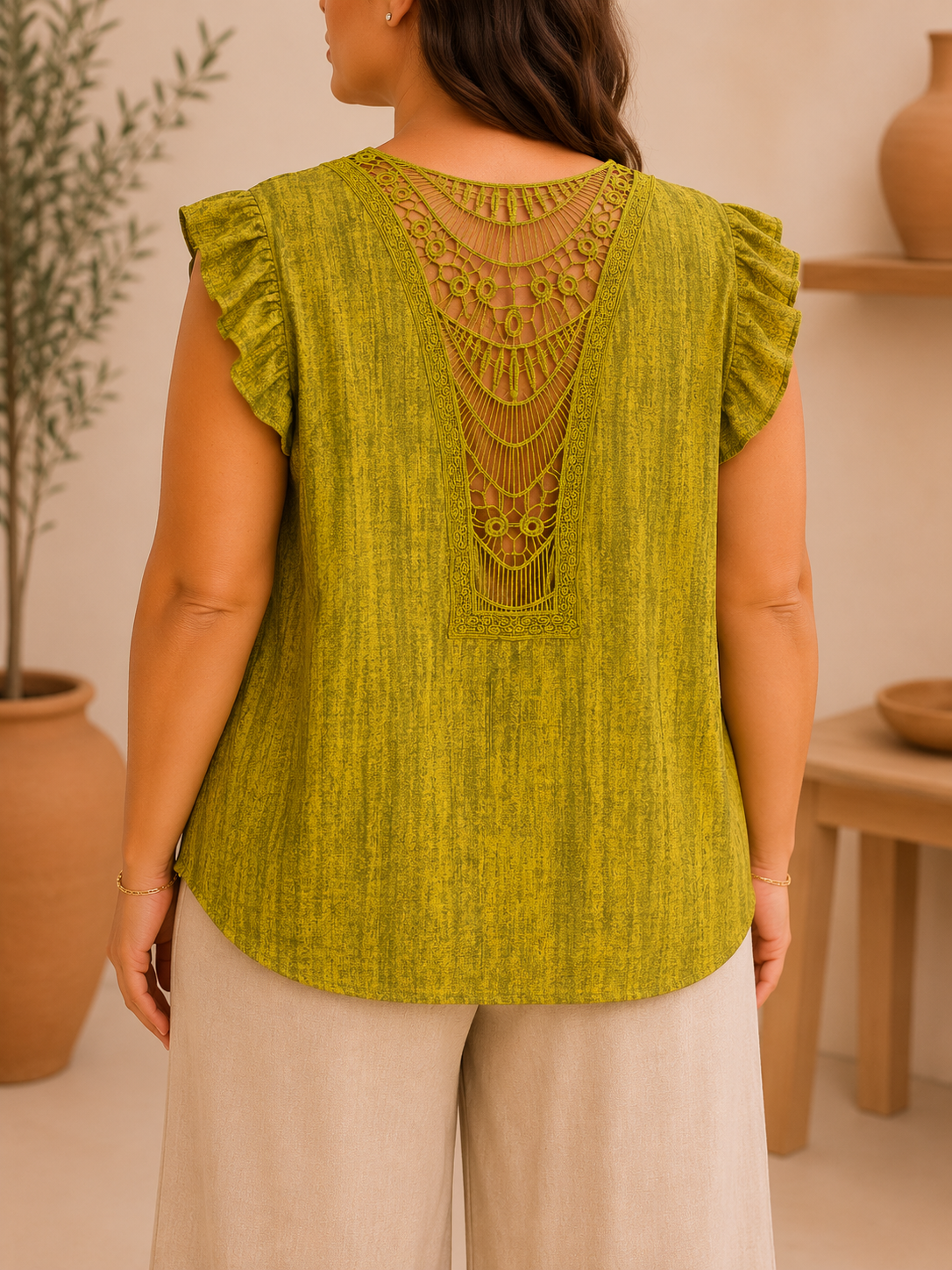 Blusa Palma Pistacho
