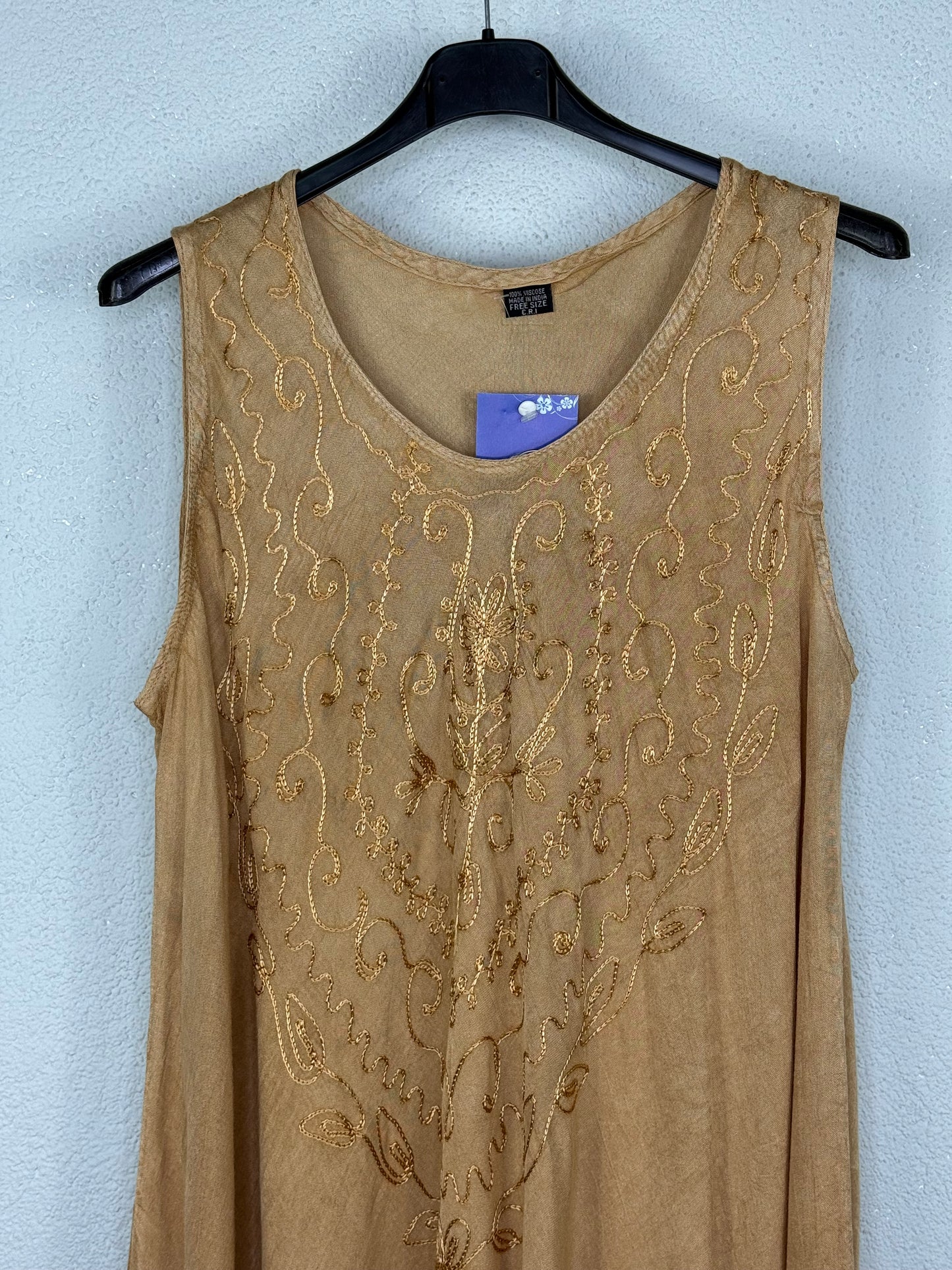 Vestido Creta Camel