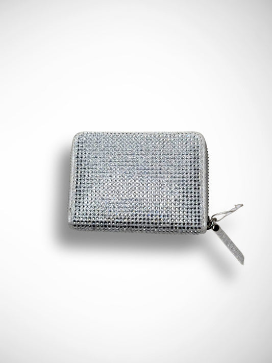 Monedero Nika Plateado brilli