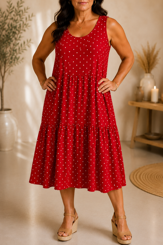Vestido Andalucía Rojo