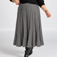 Falda Aura Gris Punto