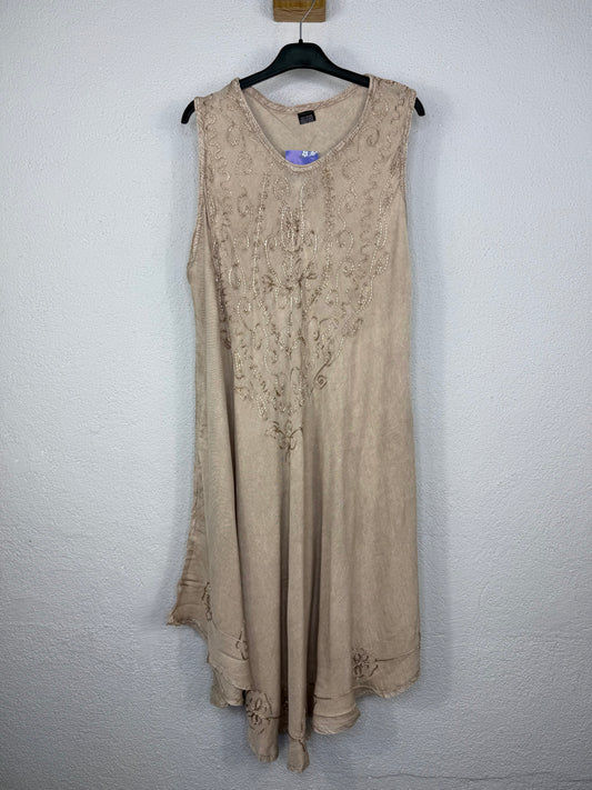 Vestido Creta Beige