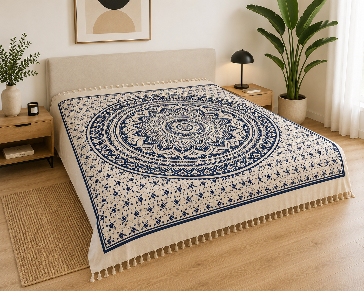 Pareo Mandala Azul 240 x 210