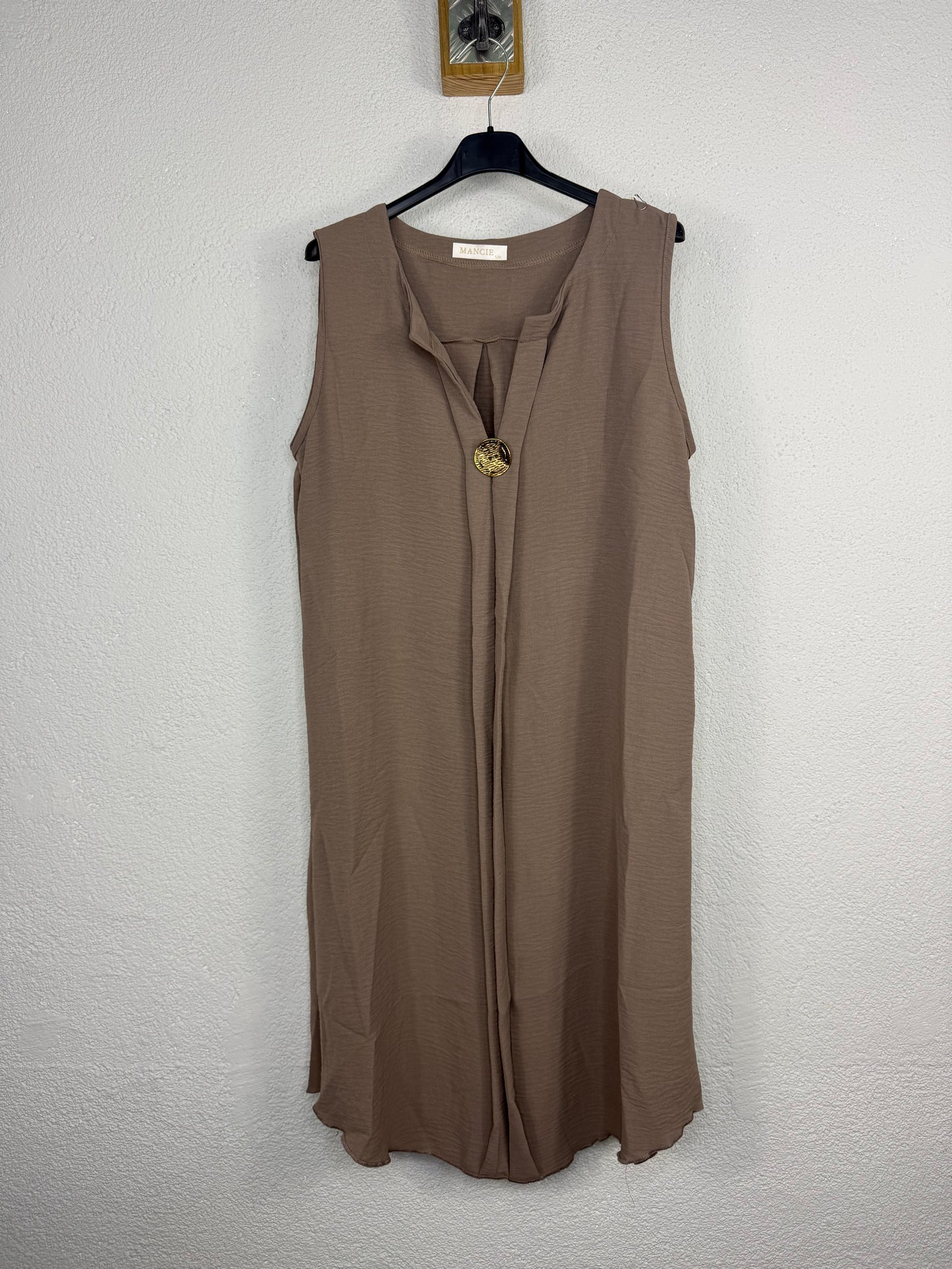 Vestido Saona Taupe